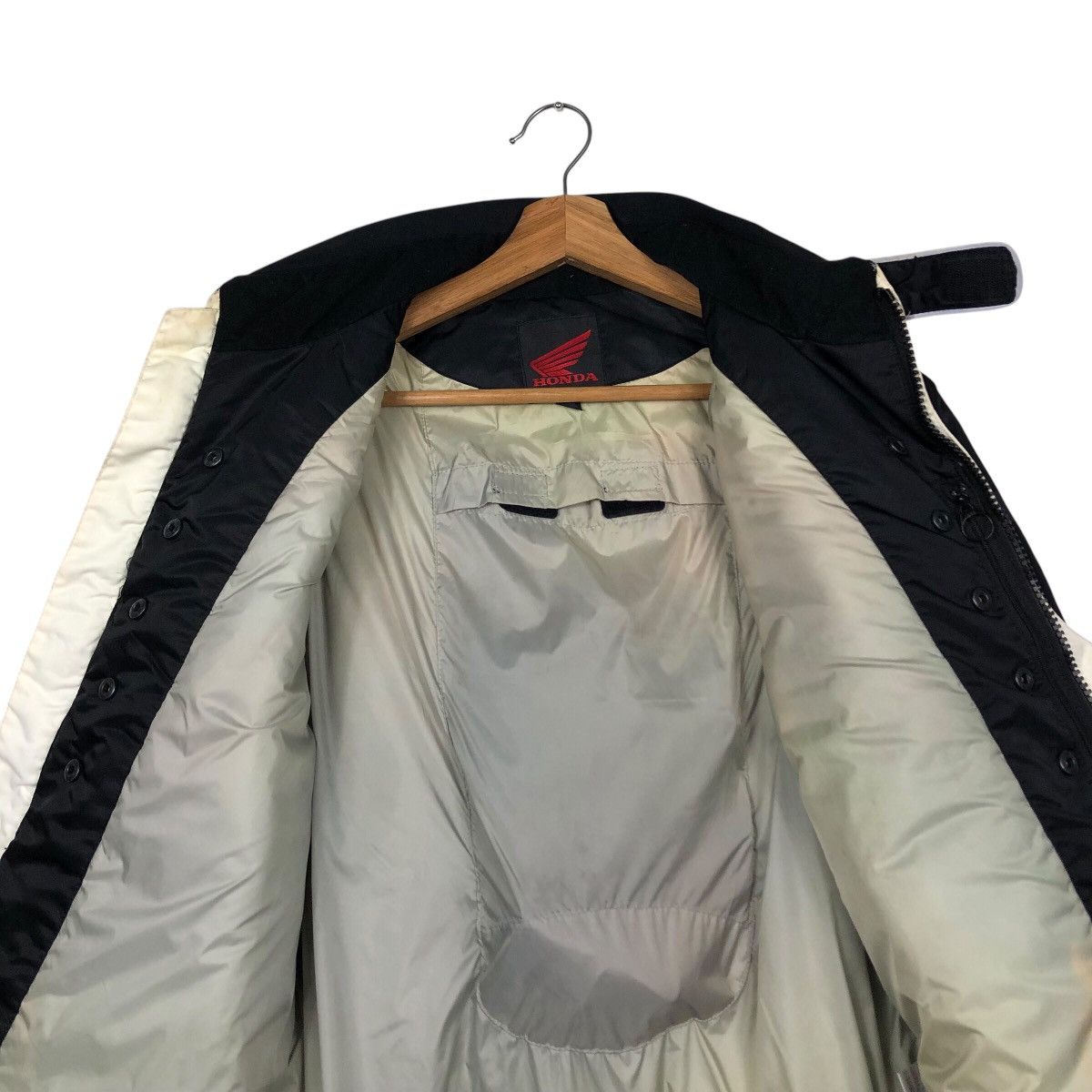 Vintage 📌Vintage Racing Jacket Motorcycle Honda Big Logo Spell Out Size US L / EU 52-54 / 3 - 15 Thumbnail