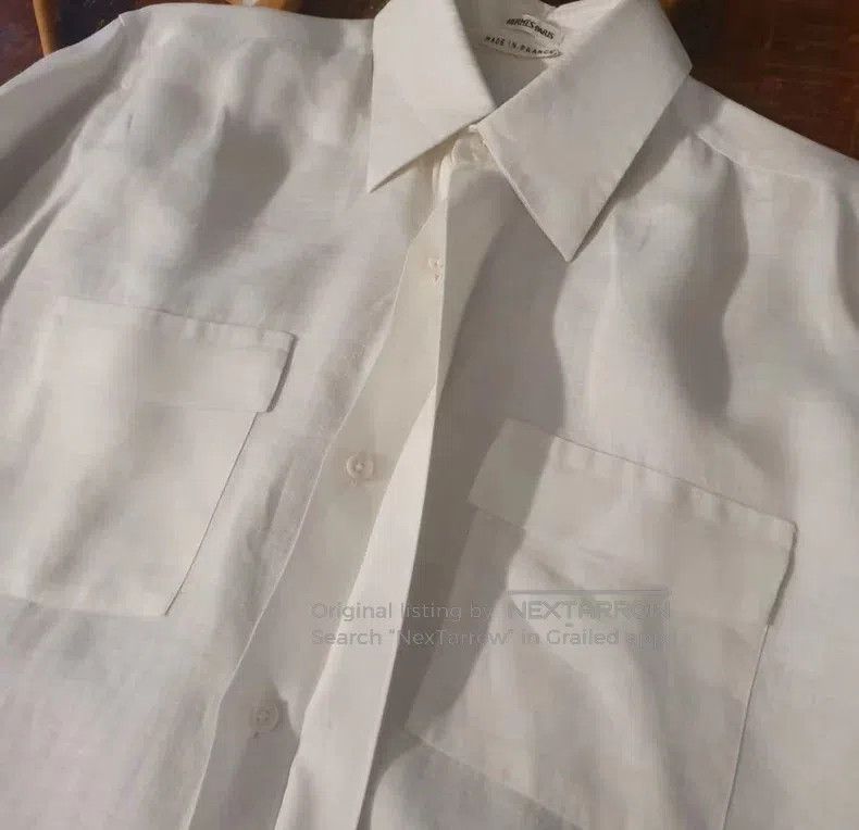 Hermes Hermes Margiela Period Linen Shirt Size S / US 4 / IT 40 - 7 Thumbnail
