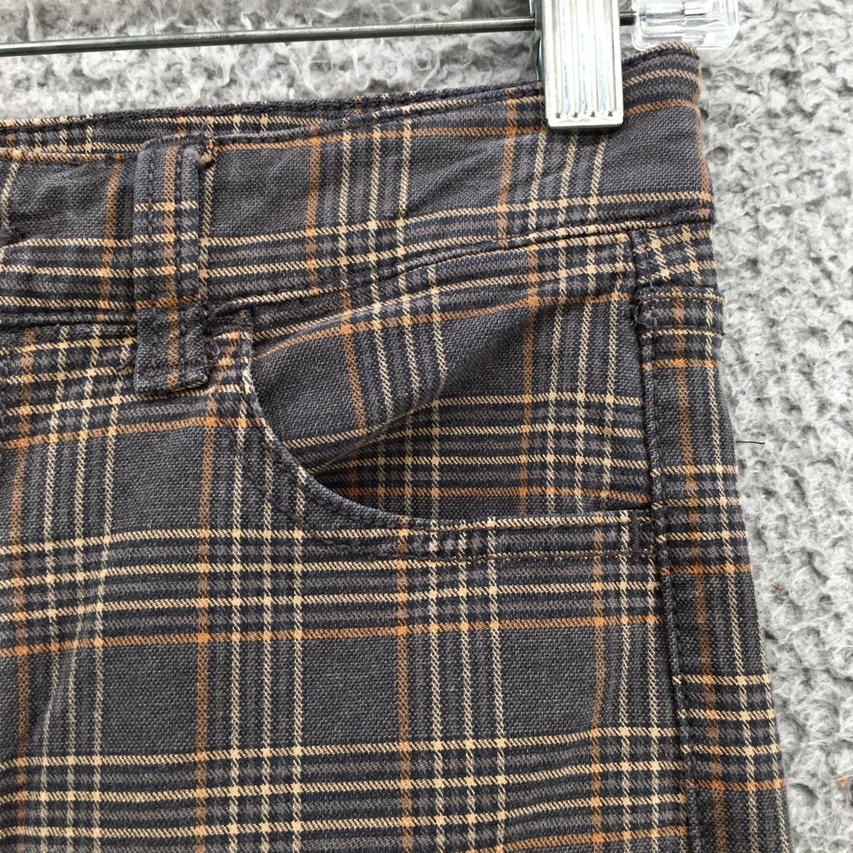 American Eagle Outfitters American Eagle Outfitters Jegging Jeans Womens 4R Brown Plaid Size 27" / US 4 / IT 40 - 5 Thumbnail