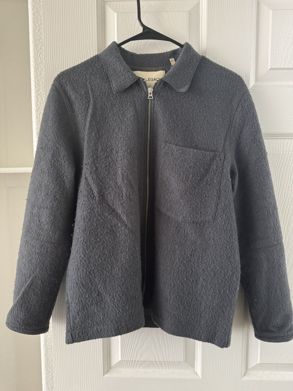 Our Legacy Our Legacy Wool Raw Edge Blouson Jacket Size US S / EU 44-46 / 1 - 1 Thumbnail