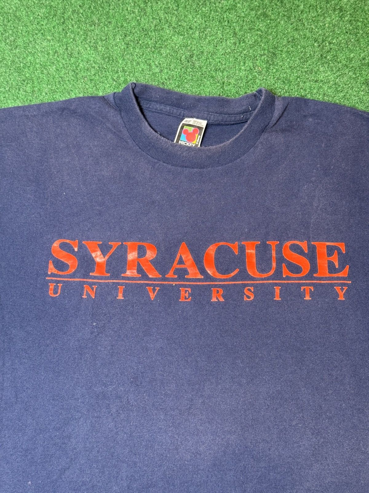 Vintage Vintage 90s Syracuse Single Stitch Jerry Leigh T Shirt Size US XL / EU 56 / 4 - 2 Thumbnail