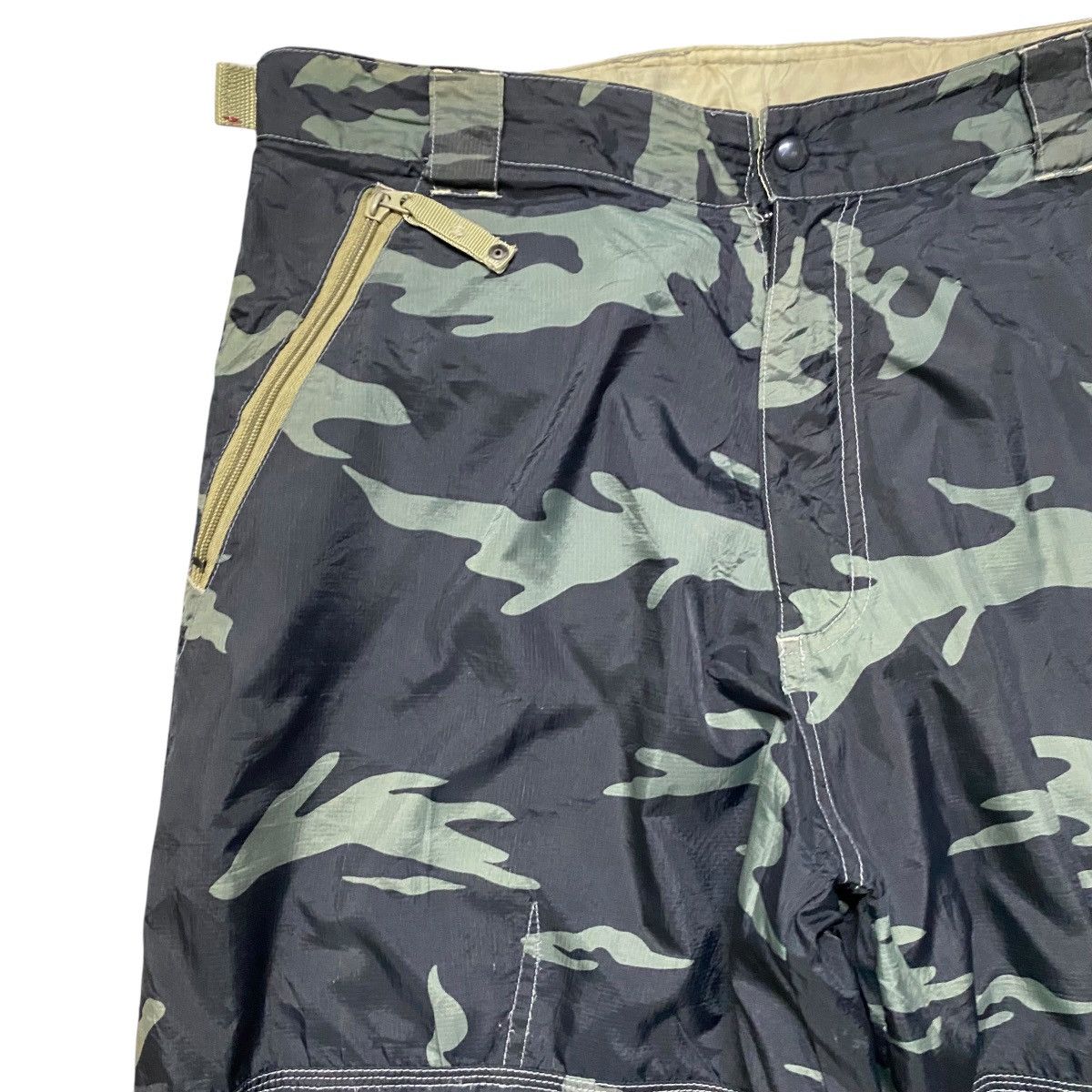 Vintage Vintage Y2K HOBO DENIM Nylon Camo Cargo Track Pants Size US 34 / EU 50 - 4 Thumbnail