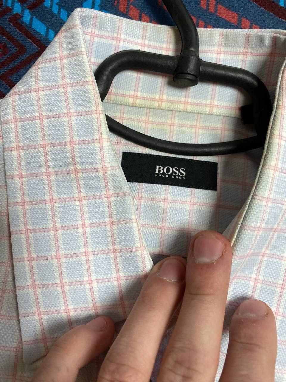 Hugo Boss Vintage Y2K shirt with short sleeves Hugo Boss streetwear Size US M / EU 48-50 / 2 - 2 Thumbnail