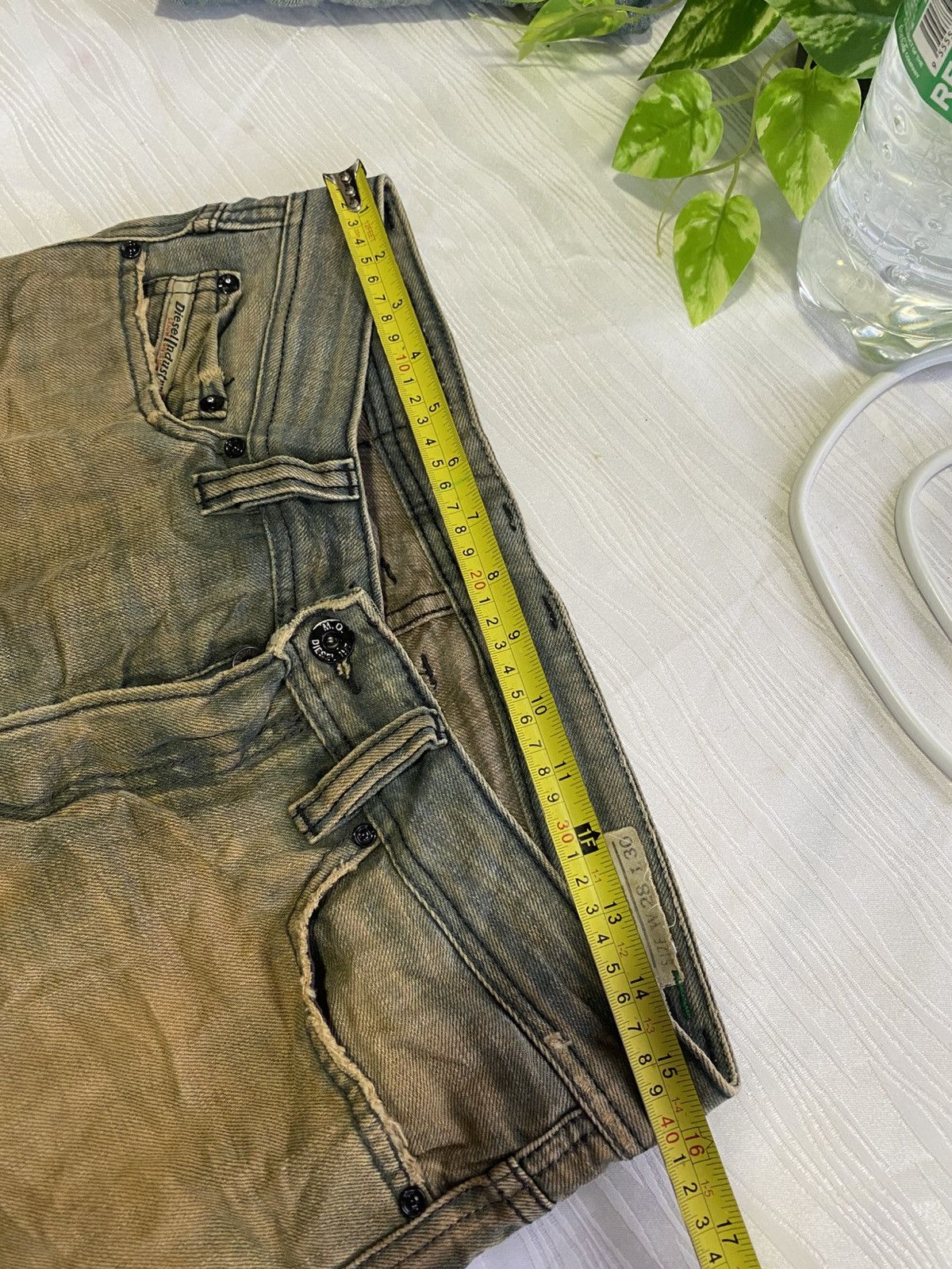 Diesel Diesel Viker Wash Distressed Muddy Denim Size US 31 - 11 Thumbnail