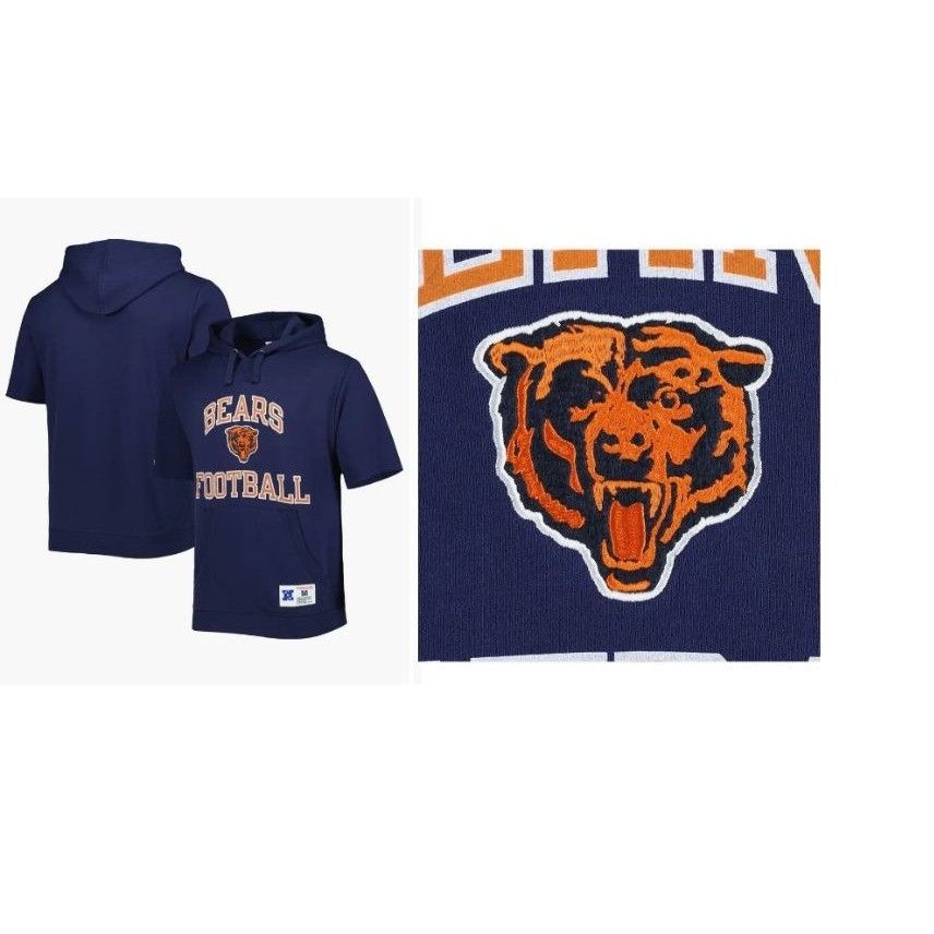Mitchell & Ness Mitchell & Ness Men’s Navy Chicago Bears Washed Short Sleeve Size US S / EU 44-46 / 1 - 1 Thumbnail
