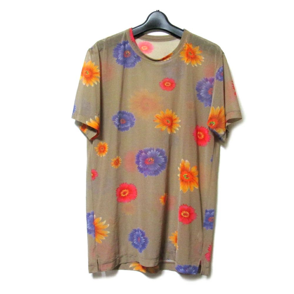 Yohji Yamamoto Yohji Yamamoto Pour Homme Flower See-Through T-shirt Size US M / EU 48-50 / 2 - 1 Thumbnail