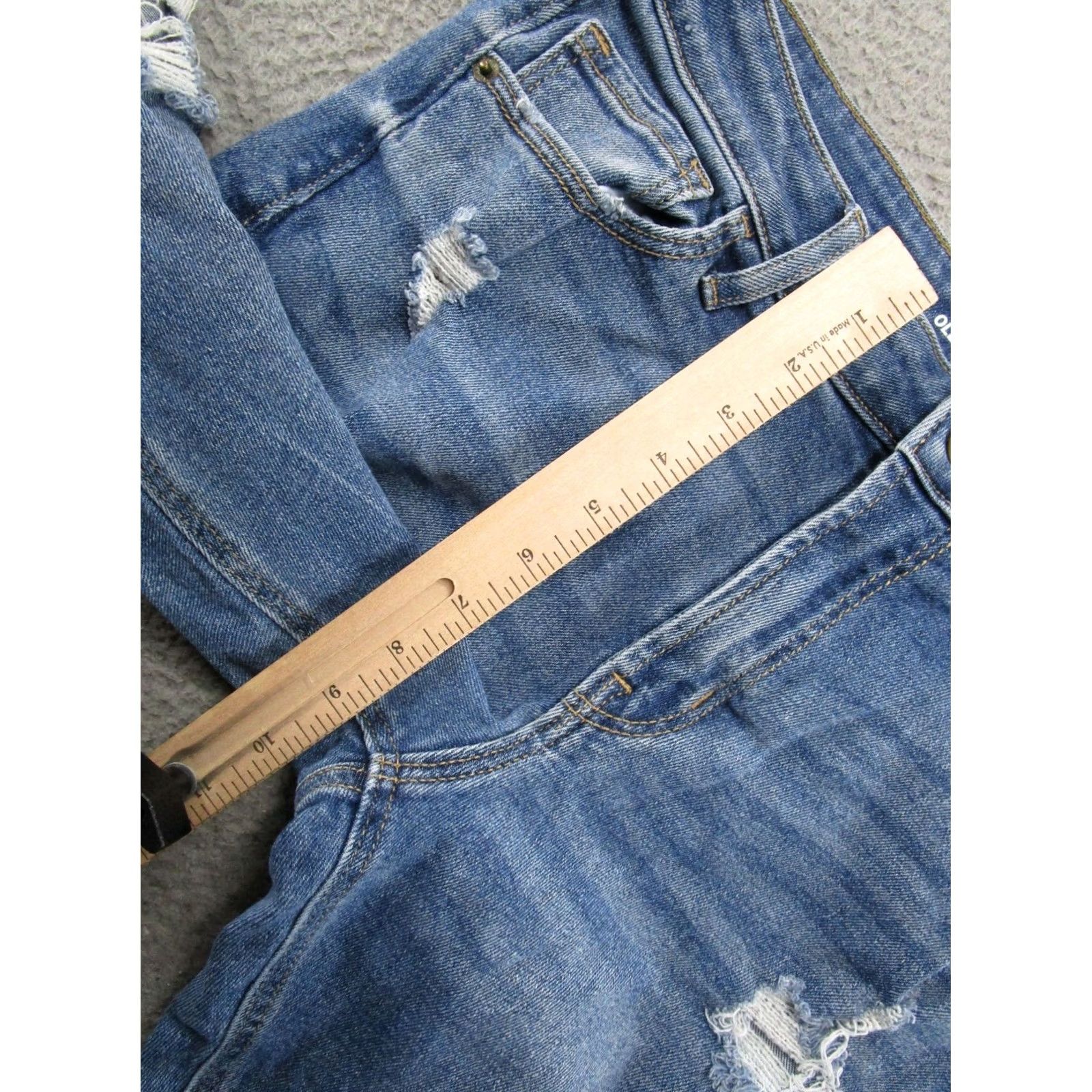 Old Navy Old Navy Denim Jeans Women Size 12 Skinny Stretch 5-Pocket Blue Denim Shirt? Size 34" / US 12 / IT 48 - 7 Thumbnail