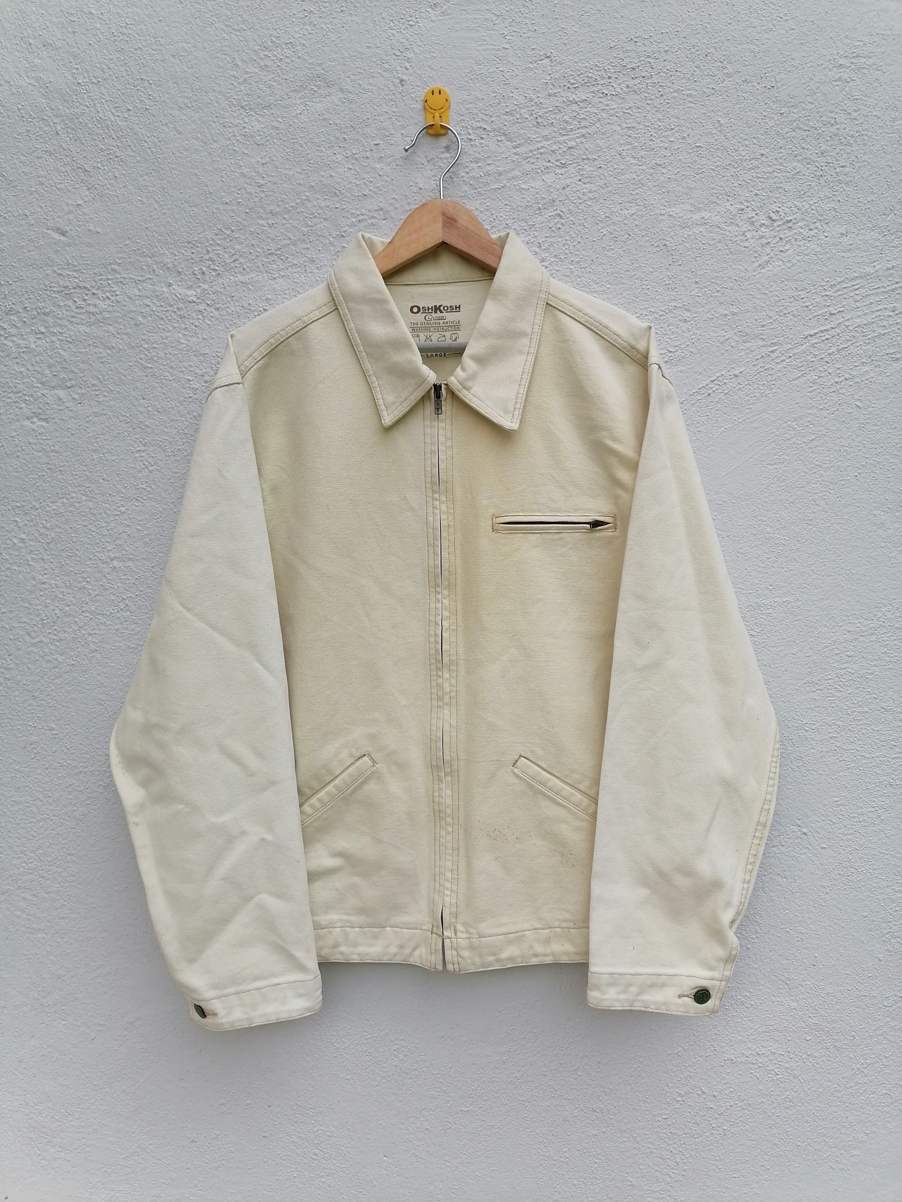 Oshkosh × Vintage Vintage Oshkosh Sun Faded Detroit Jacket Size US L / EU 52-54 / 3 - 1 Thumbnail