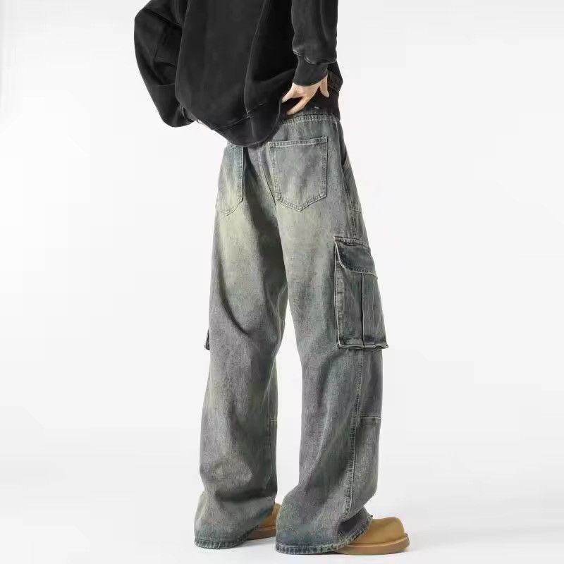 Vintage Aoyama x zai washed fade cargo jeans Size US 31 - 4 Thumbnail