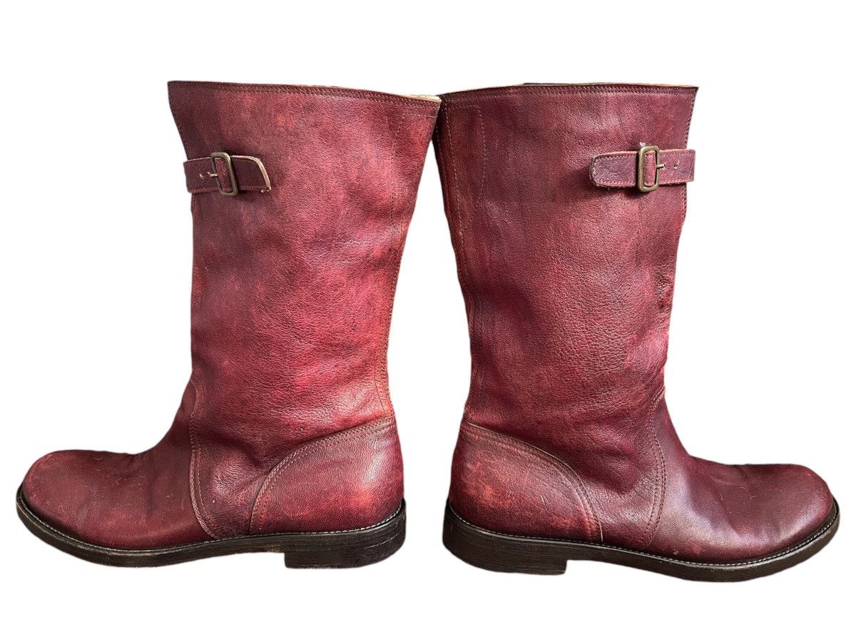 Dries Van Noten Dries Van Noten Vero Cuoio Red leather Winter boot rare🔥 Size US 10 / EU 43 - 2 Thumbnail