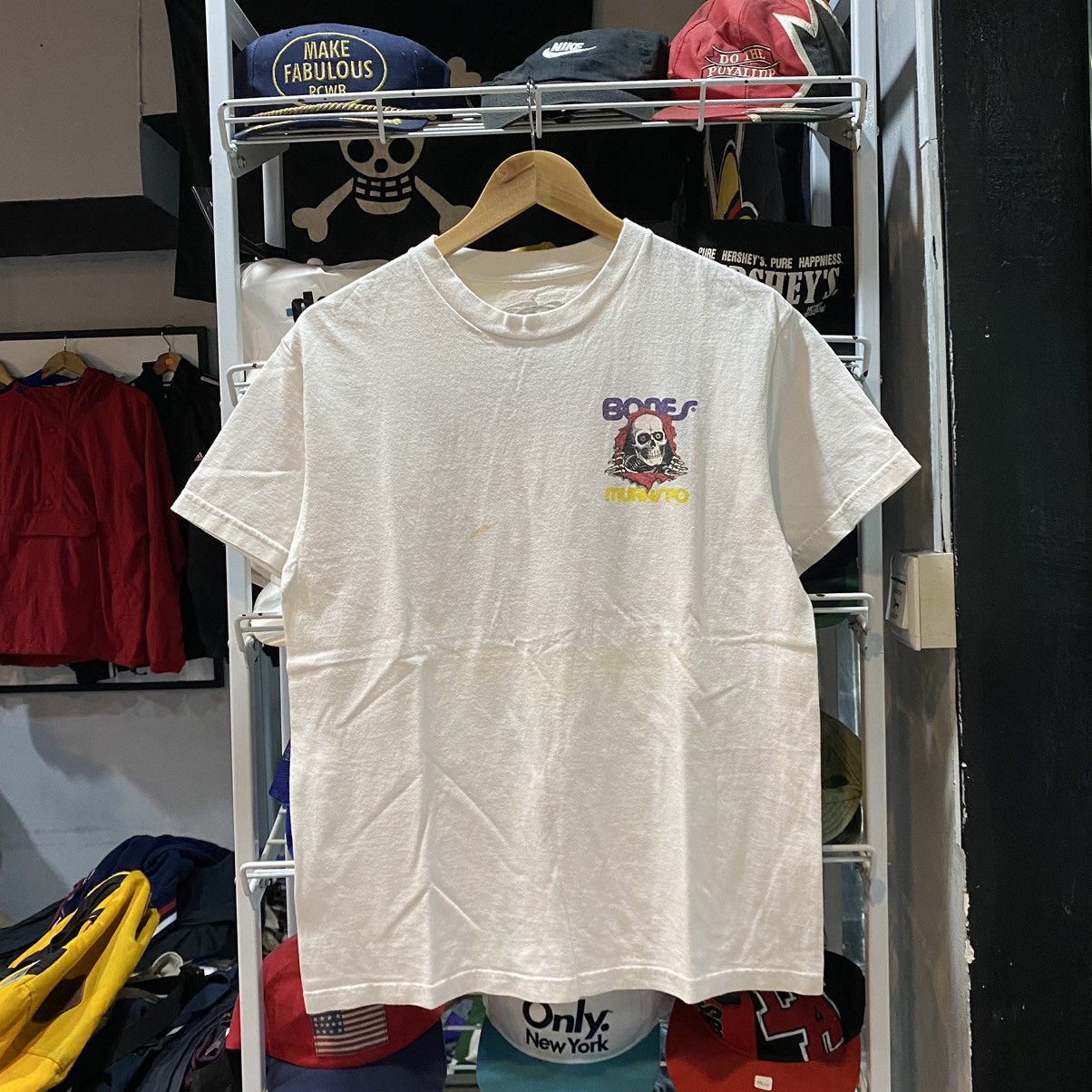Bones Powell Peralta Bones Skeleton Iconic Skate Tee Size US M / EU 48-50 / 2 - 2 Thumbnail