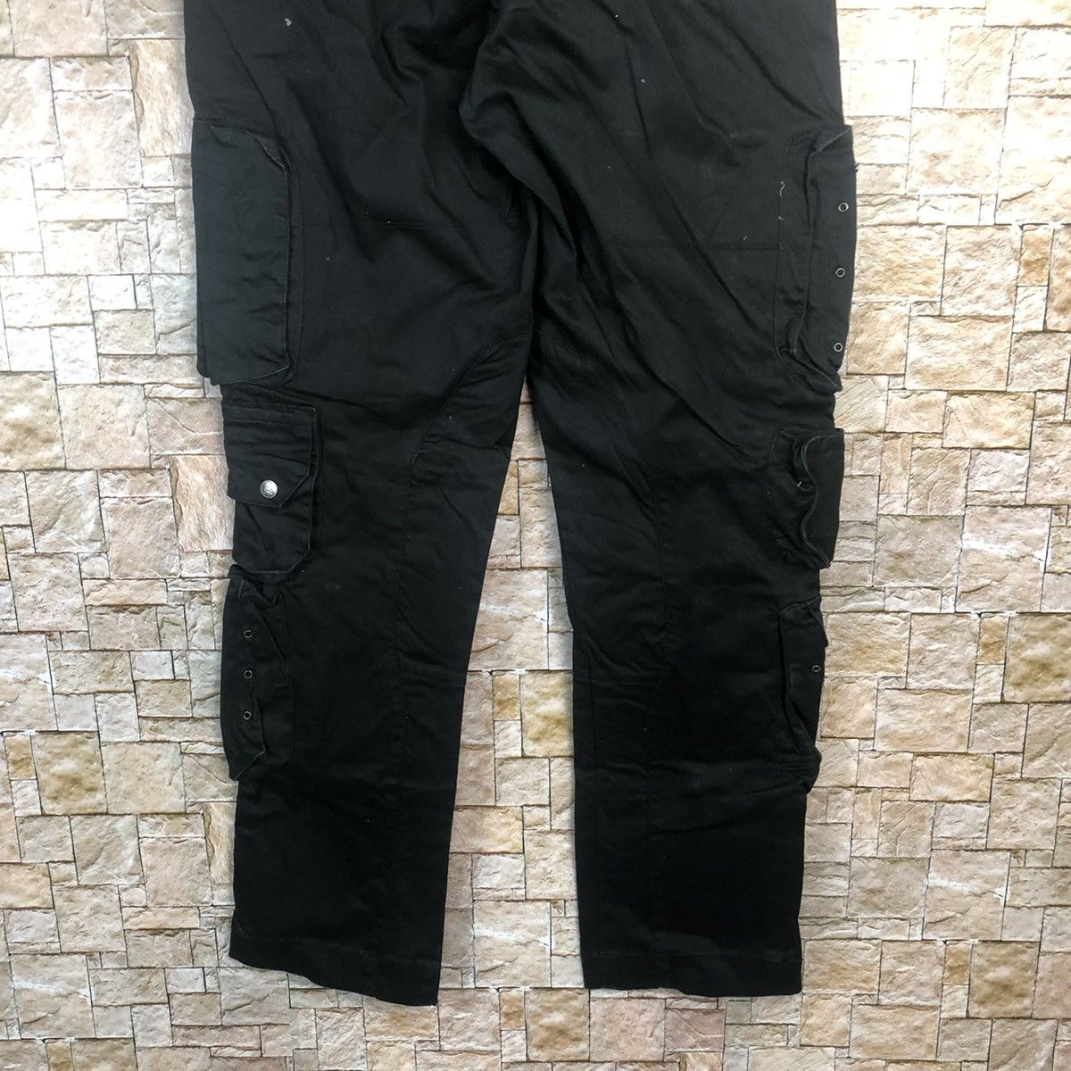 HYDROGEN DL Hydrogen H2J Black Cargo Multipocket Pants #A78 Size US 34 / EU 50 - 21 Thumbnail