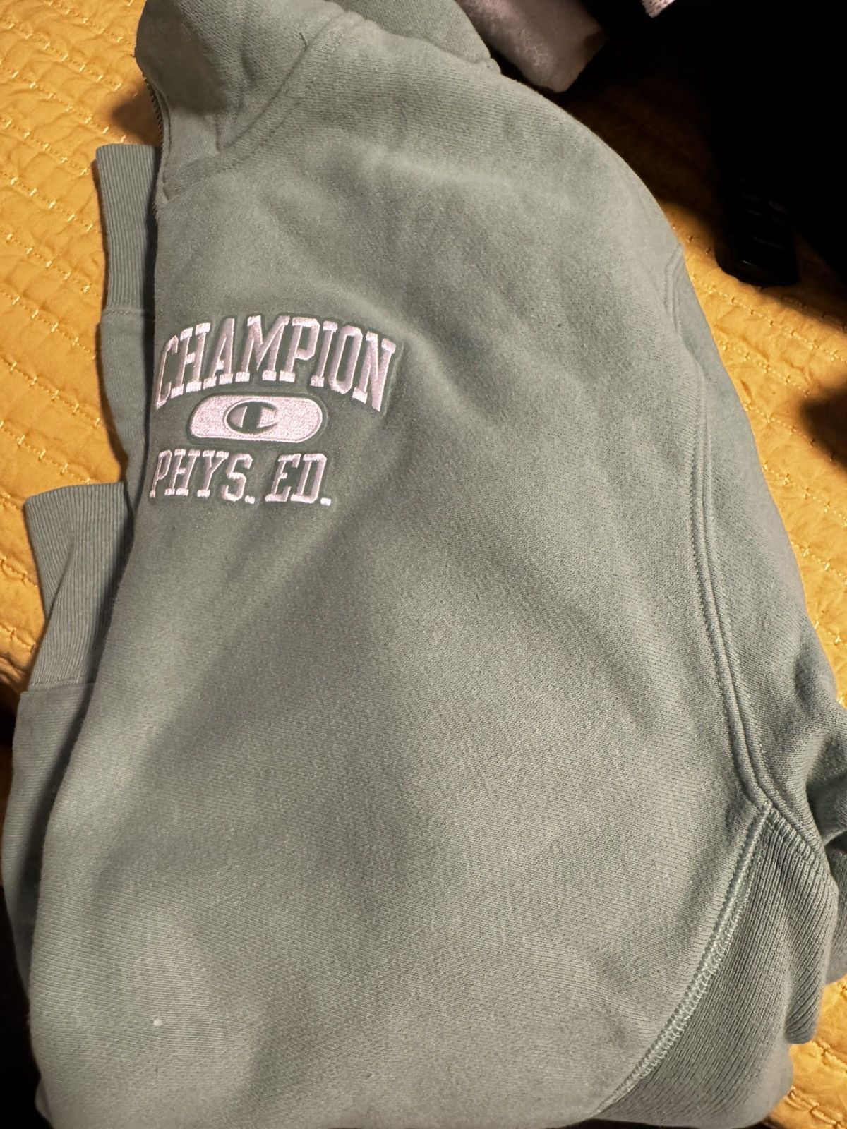 Champion Champion Reverse Weave 1/4 Zip Sweater Sweatshirt Size US L / EU 52-54 / 3 - 1 Thumbnail