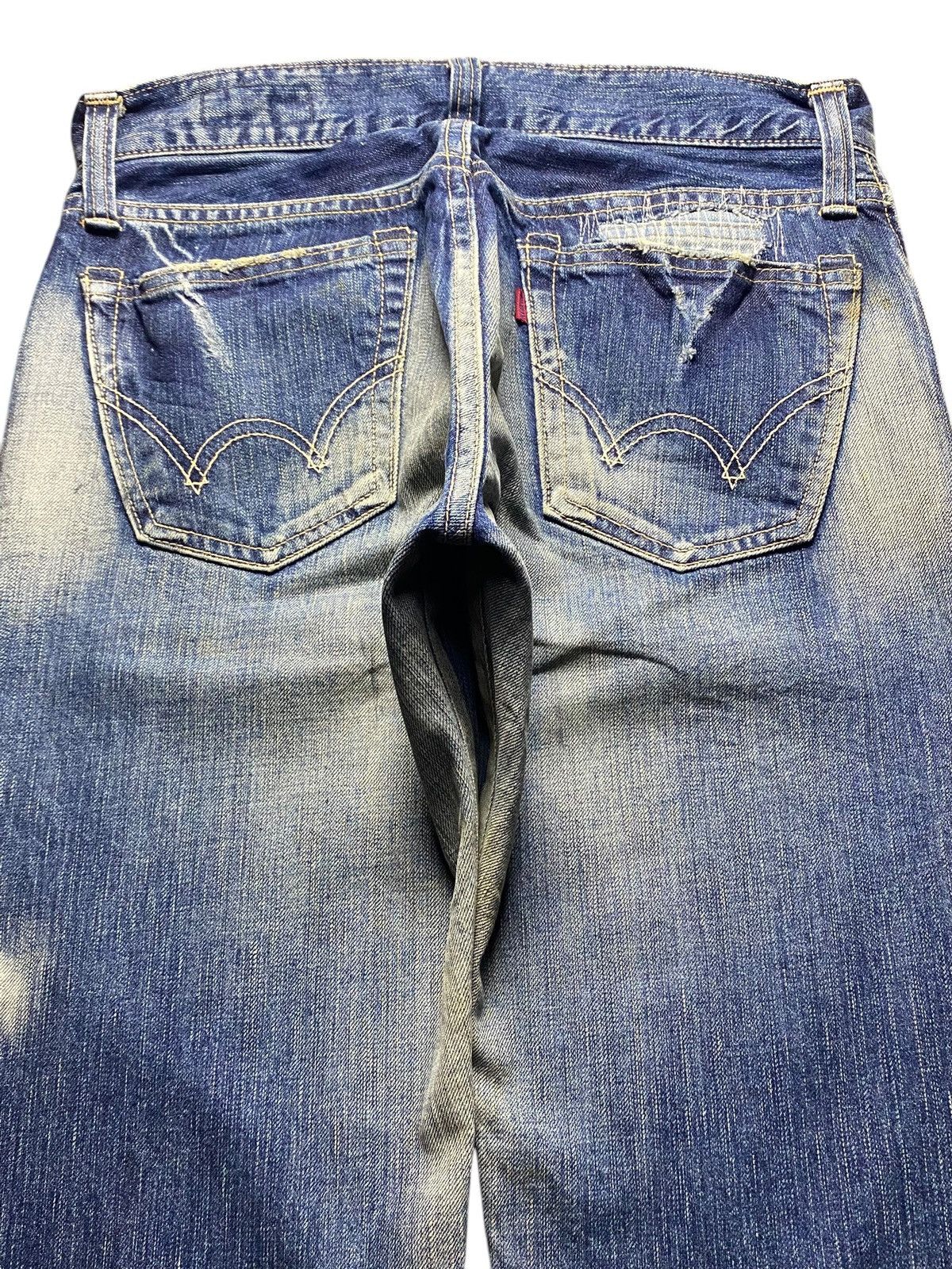 Edwin Edwin Vintage Special Unique Fade Distressed Loose Jeans Size US 30 / EU 46 - 4 Thumbnail