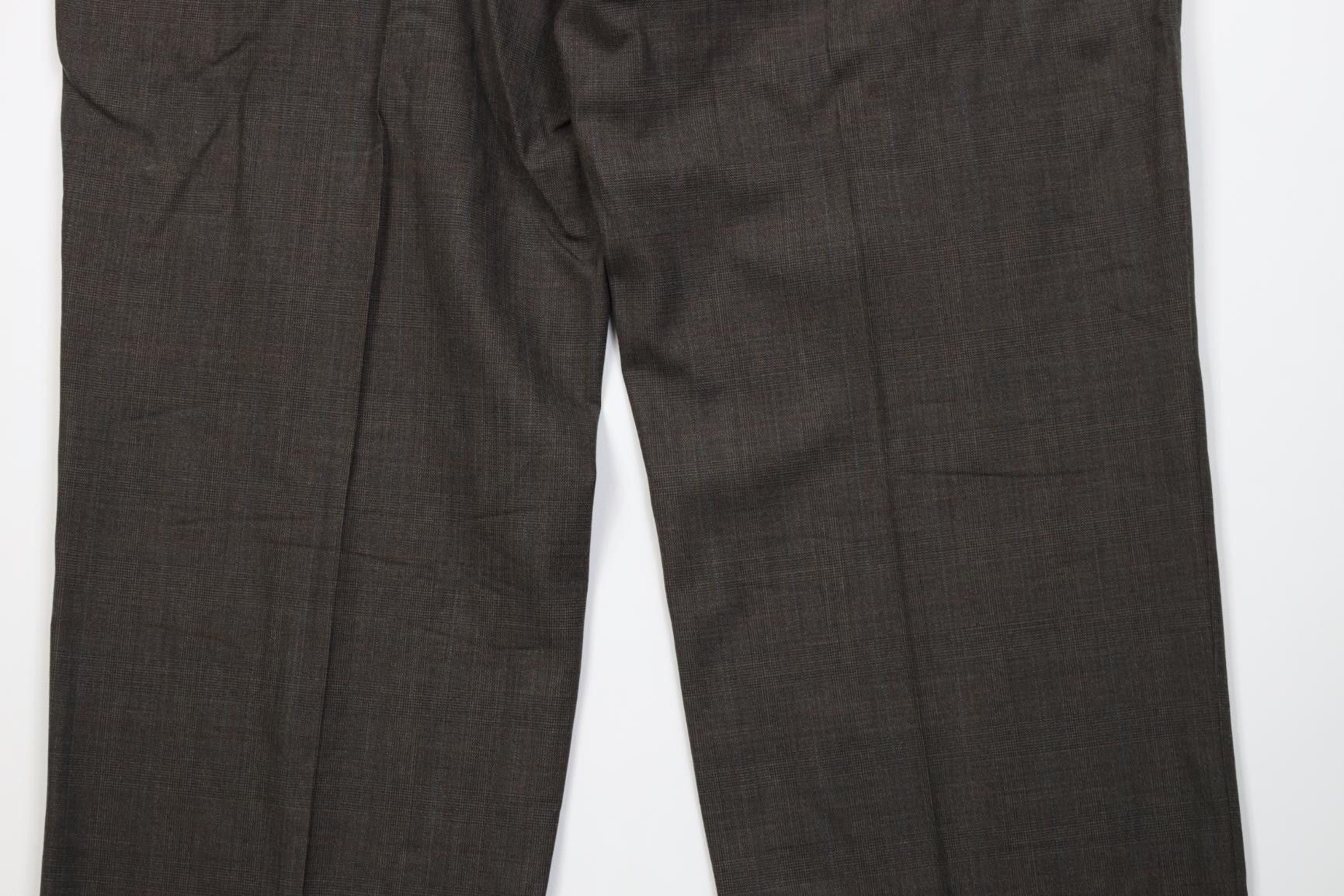 Vintage Vintage 70s Streetwear Knit Wide Leg Chino Pants Brown Plaid Size US 36 / EU 52 - 11 Thumbnail