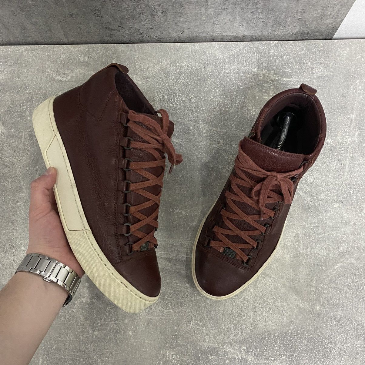 Balenciaga Balenciaga Arena High Top Sneakers Size US 9 / EU 42 - 1 Thumbnail