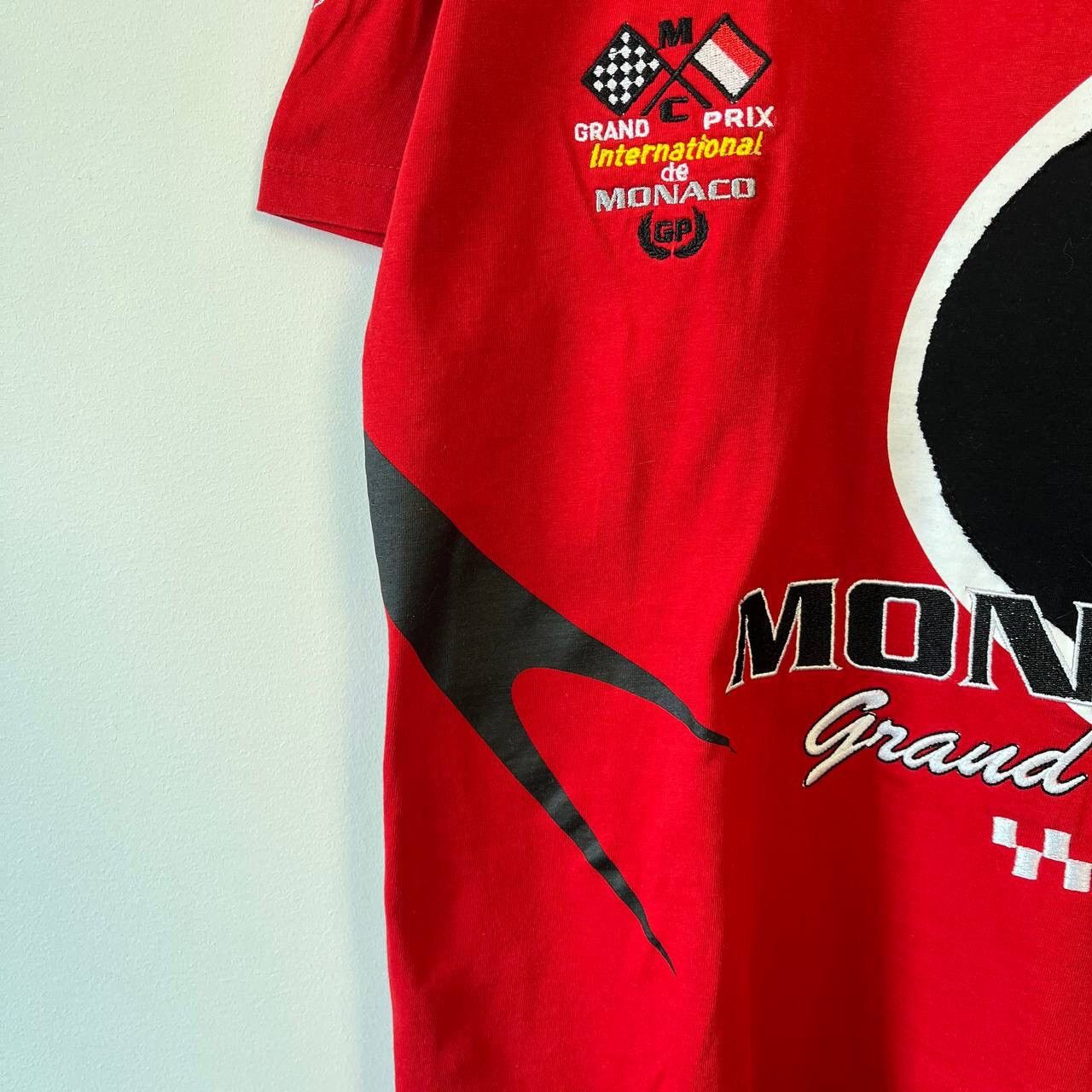 Vintage VTG Monaco Grand Prix Racing World Championship Red T-Shirt Size US L / EU 52-54 / 3 - 13 Thumbnail