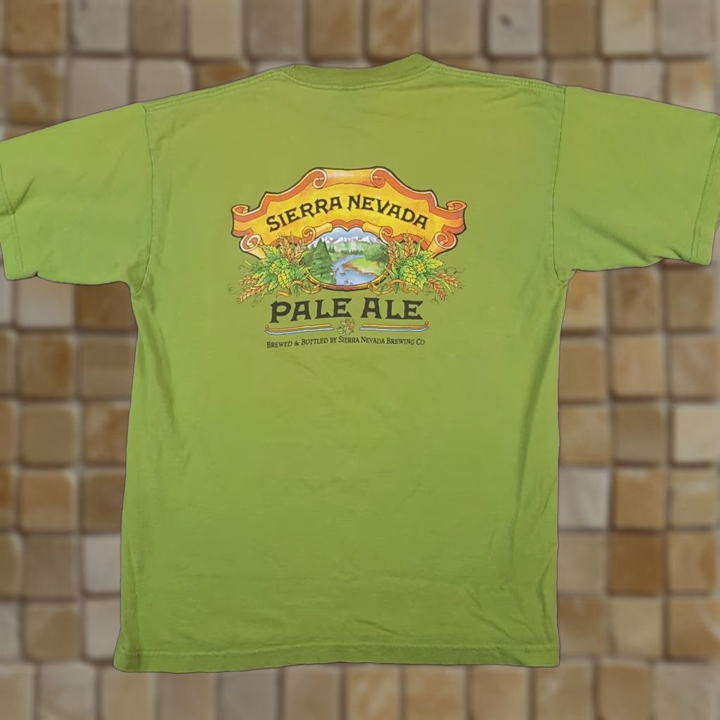 Etro VINTAGE Sierra Nevada Shirt Mens L Green Beer Pale Ale Retro 90s Outdoor USA Made Size US L / EU 52-54 / 3 - 1 Thumbnail
