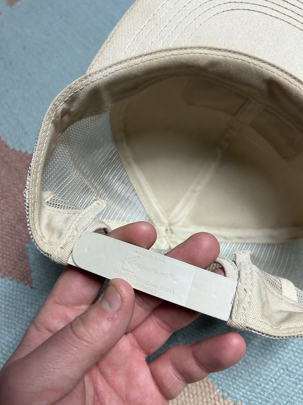 Vintage Vtg k products trucker hat Eptam patch farm feed USA made Size ONE SIZE - 8 Thumbnail