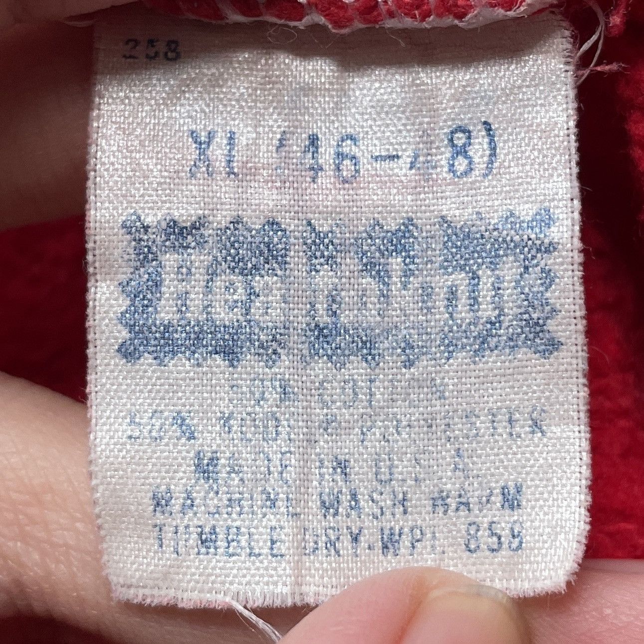 Vintage Vintage Brand Healthknit Made in Usa Sweatshirt 1980s Size US XL / EU 56 / 4 - 9 Thumbnail