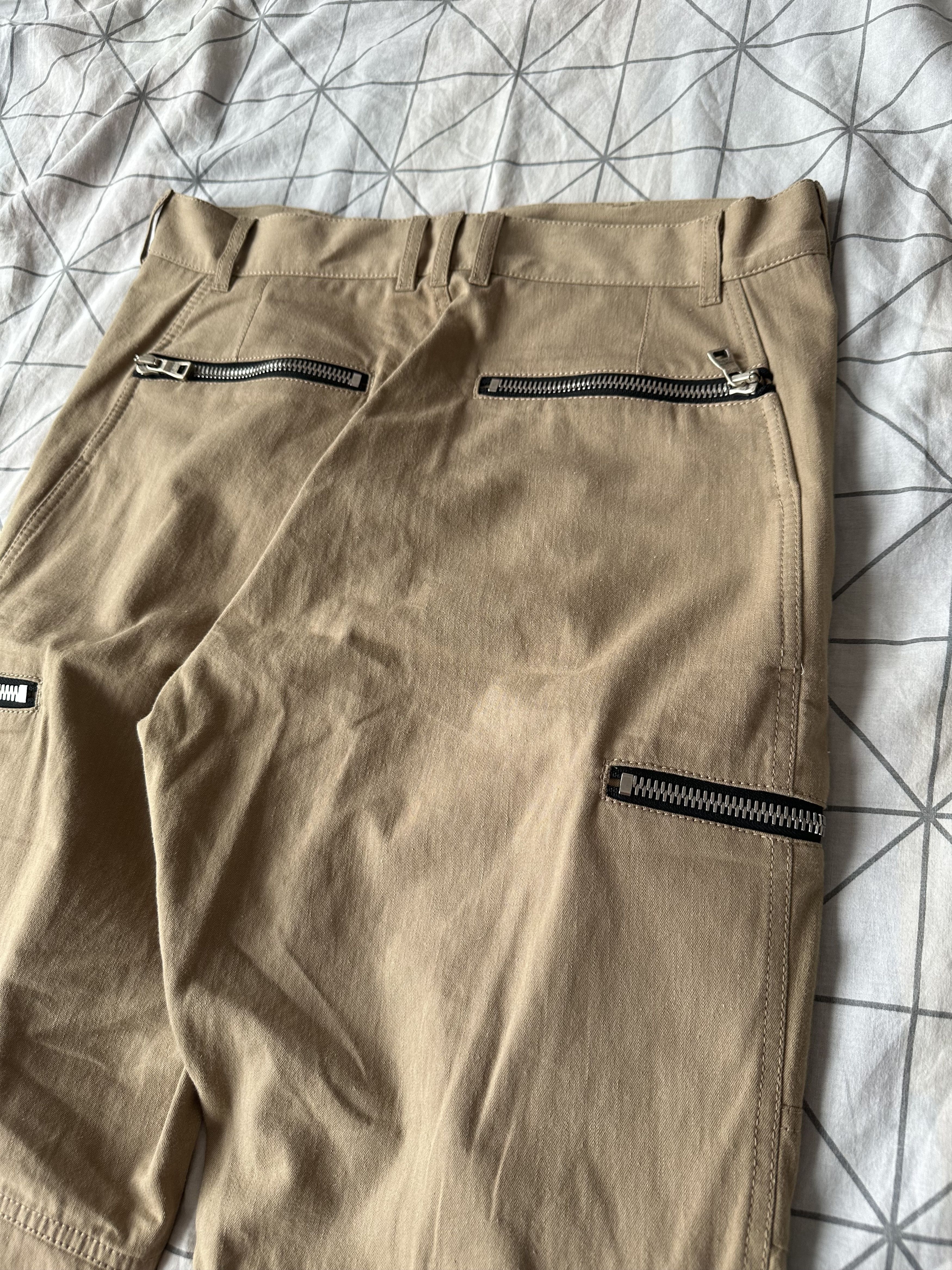 Balmain SS18 Balmain Runway Biker Beige Sand Pants Oliver Rousteing Size US 30 / EU 46 - 6 Thumbnail