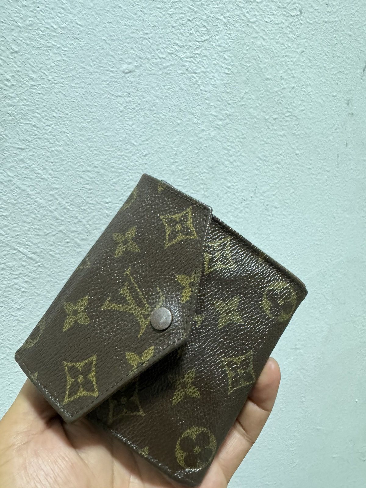 Vintage LOUIS VUITTON WALLET PURSE MONOGRAM BROWN Size ONE SIZE - 16 Thumbnail