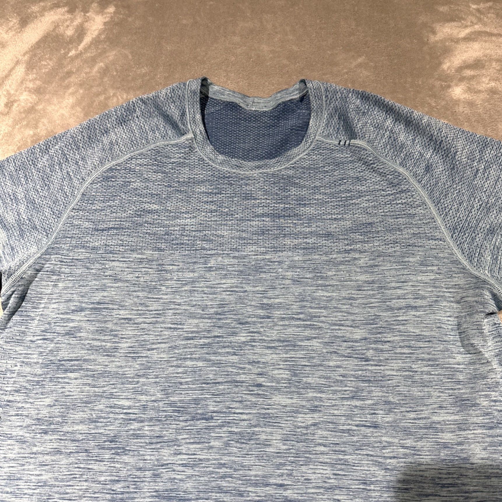 Lululemon **Lululemon Metal Vent Tech Mens Medium Blue Short Sleeve Athletic Tee** User: Lululemon Metal Vent Tech Mens Medium Blue Short Sleeve Athletic Tee Size US M / EU 48-50 / 2 - 2 Thumbnail