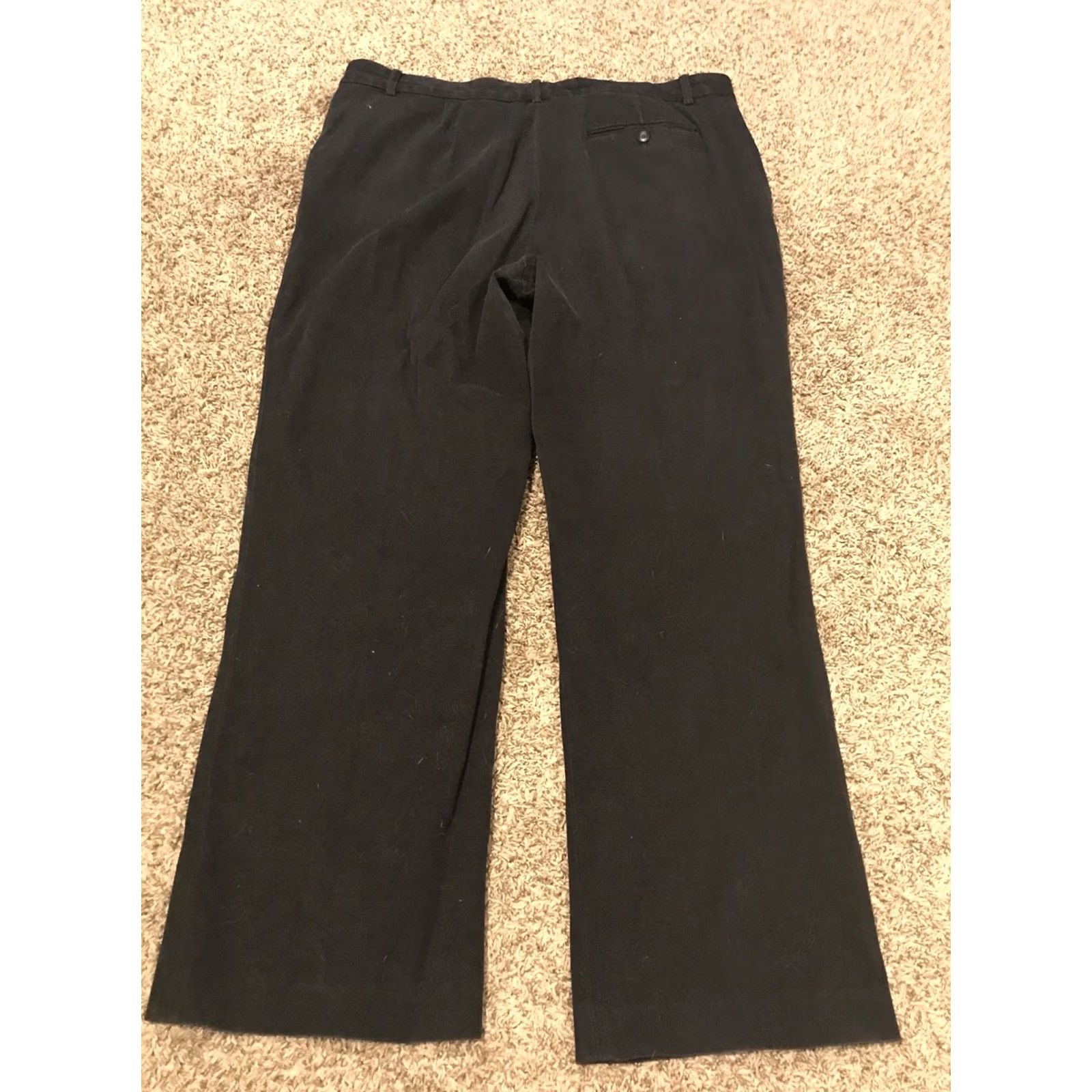 Chaps Chaps Dress Pants Womens Size 16 Black Cotton Blend A29 Size 38" / US 16 / IT 52 - 3 Thumbnail