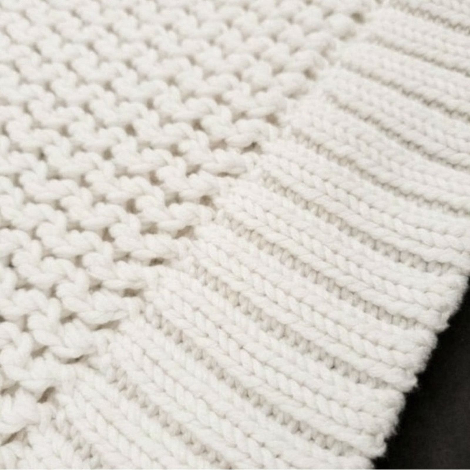 Tory Burch Tory Burch White/Black Sweater | Size S Size S / US 4 / IT 40 - 6 Thumbnail