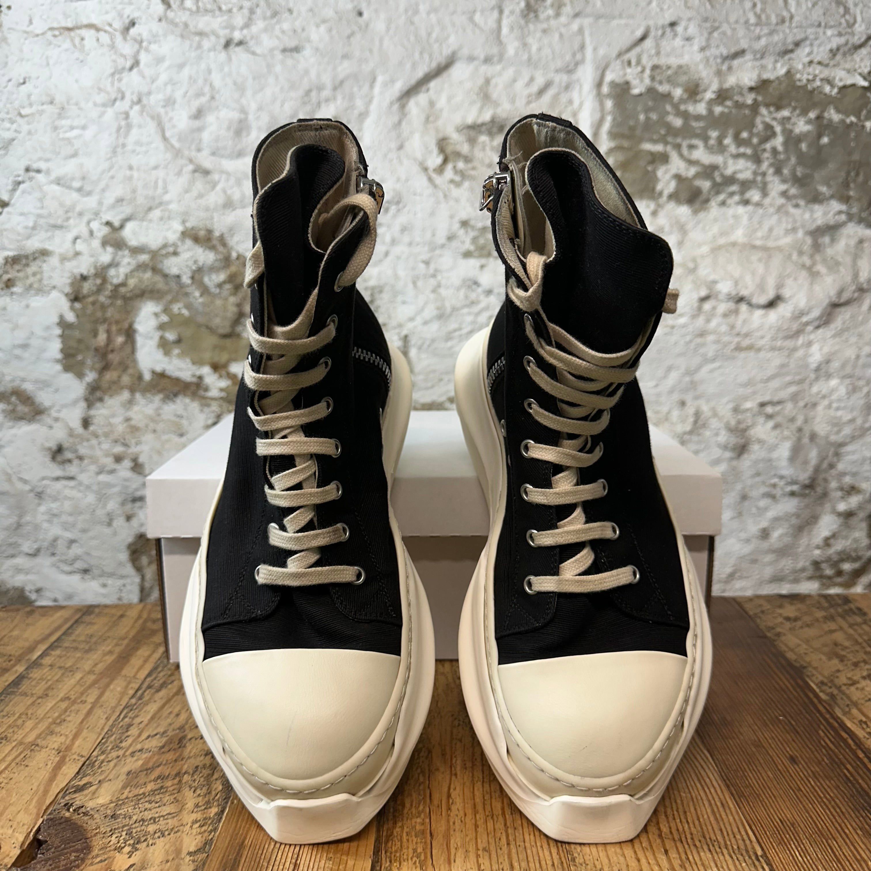 Rick Owens Rick Owens High Penta Abstract Black Milk Sneaker Sz 8 (41) Size US 8 / EU 41 - 3 Thumbnail