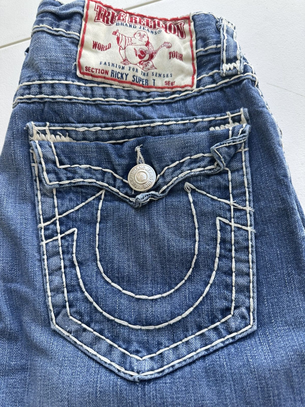 True Religion True Religion Ricky Super T jeans Size US 33 - 2 Thumbnail
