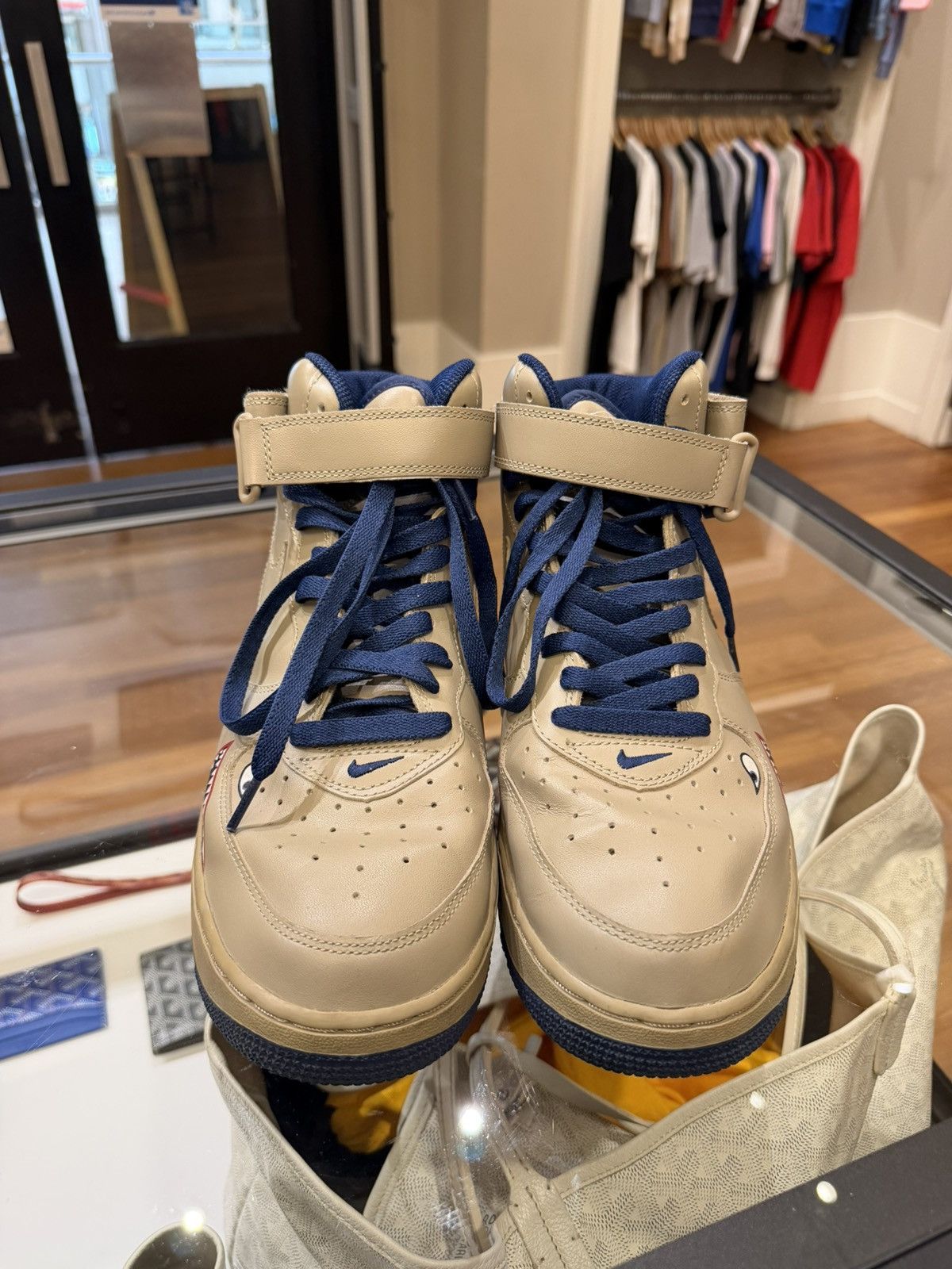 Nike Nike Air Force 1 Mid ‘Tuskegee (2004)’ Size US 11.5 / EU 44-45 - 6 Thumbnail