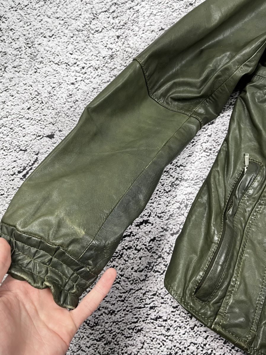 Other Vintage Y2K Leather flight jacket aviator avantgarde size 40 Size M / US 6-8 / IT 42-44 - 9 Thumbnail