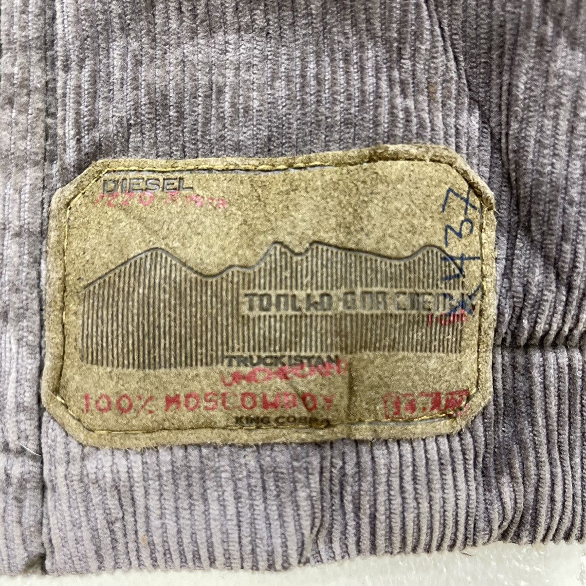 Diesel Vintage Diesel Corduroy Style Single Bikers Jacket Size US M / EU 48-50 / 2 - 8 Thumbnail