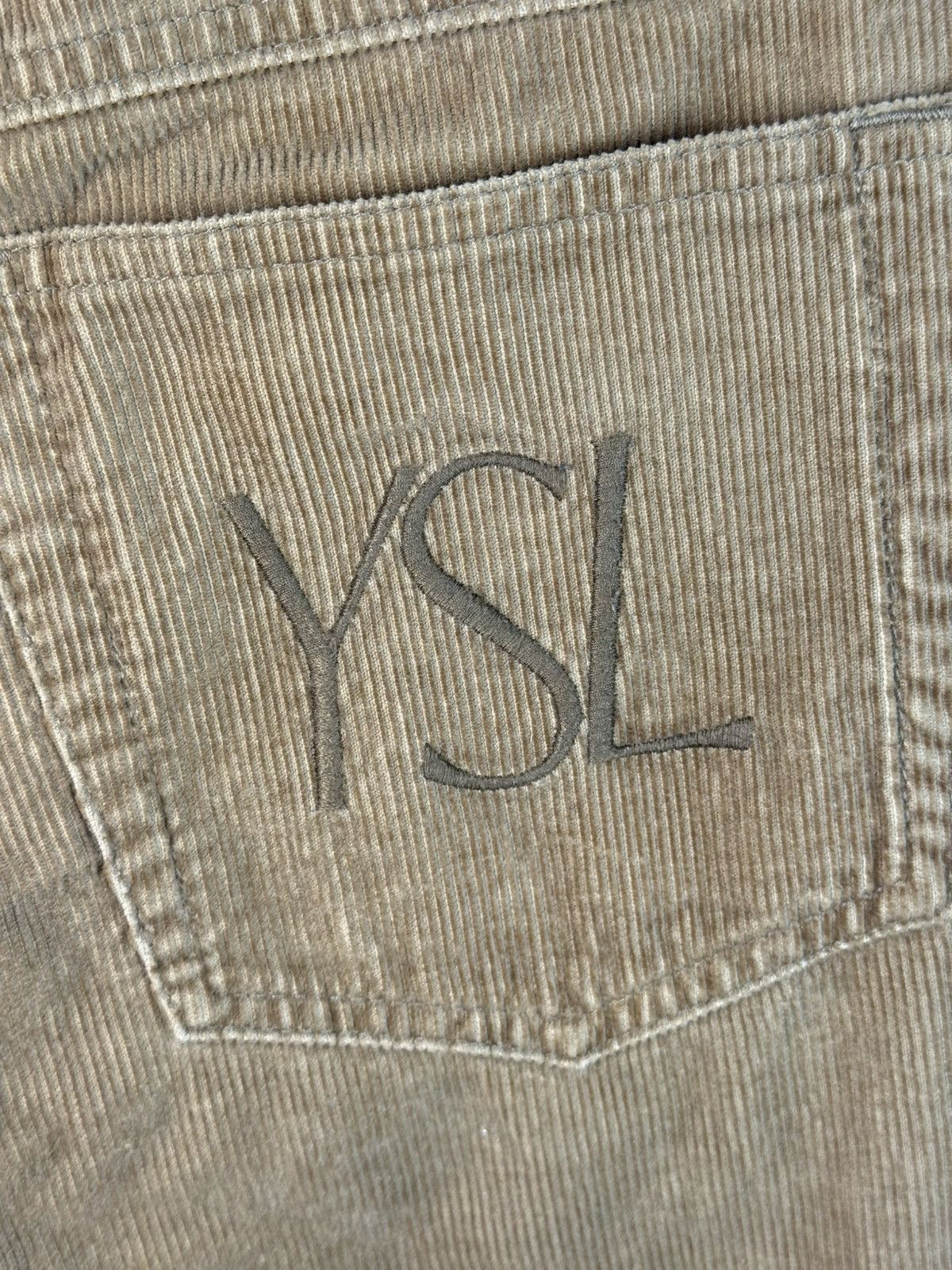Yves Saint Laurent 30x30 Corduroy YSL Pants Velvet Vintage Jeans Denim Logo Y2k Size US 30 / EU 46 - 5 Thumbnail