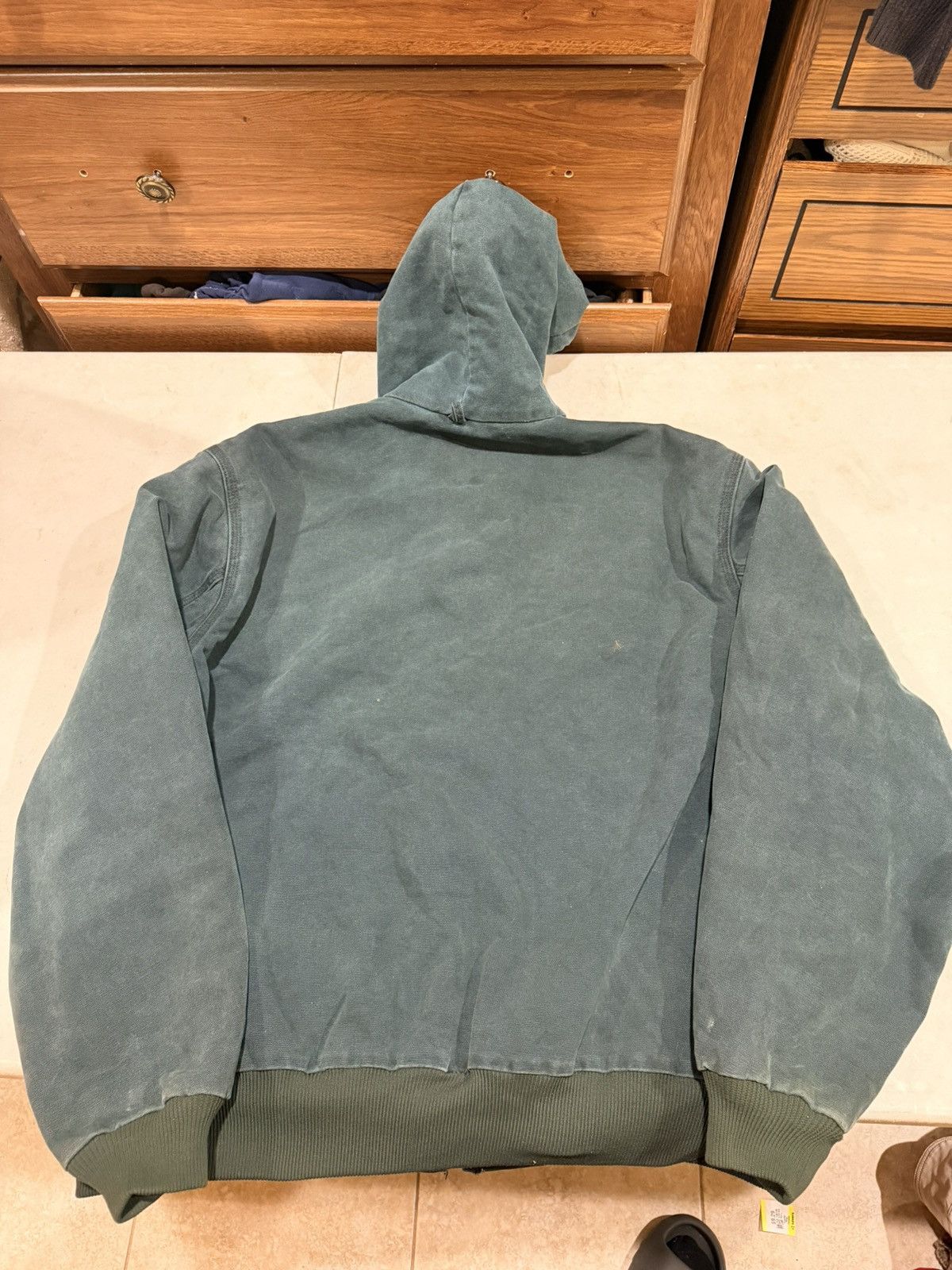Carhartt Vintage Carhartt Jacket Hooded Green JQ243 Size US XL / EU 56 / 4 - 23 Thumbnail