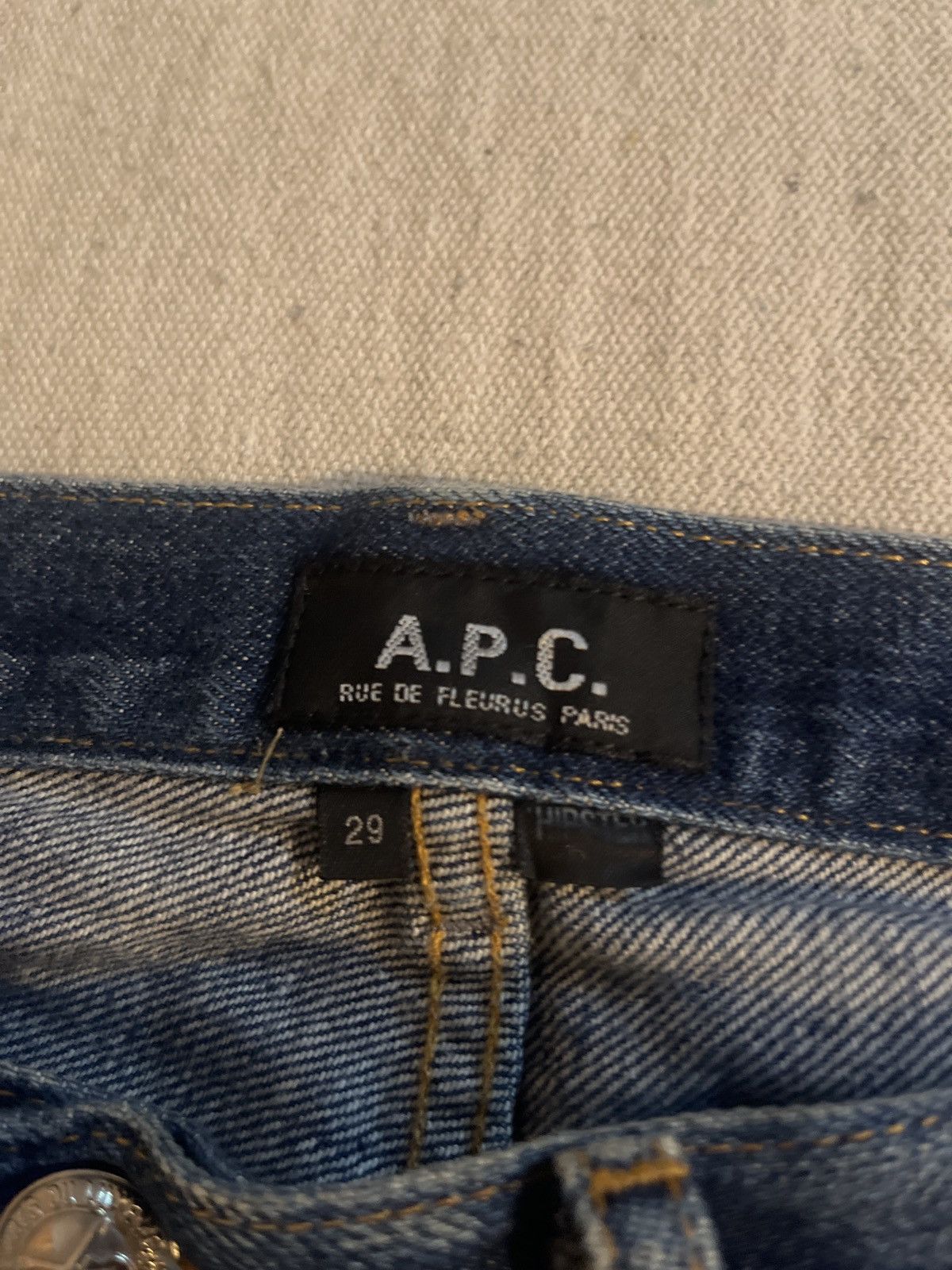 A.P.C. × Denime × Vintage apc hipster distressed cut off short jeans 32” tag 29 Size US 32 / EU 48 - 5 Thumbnail