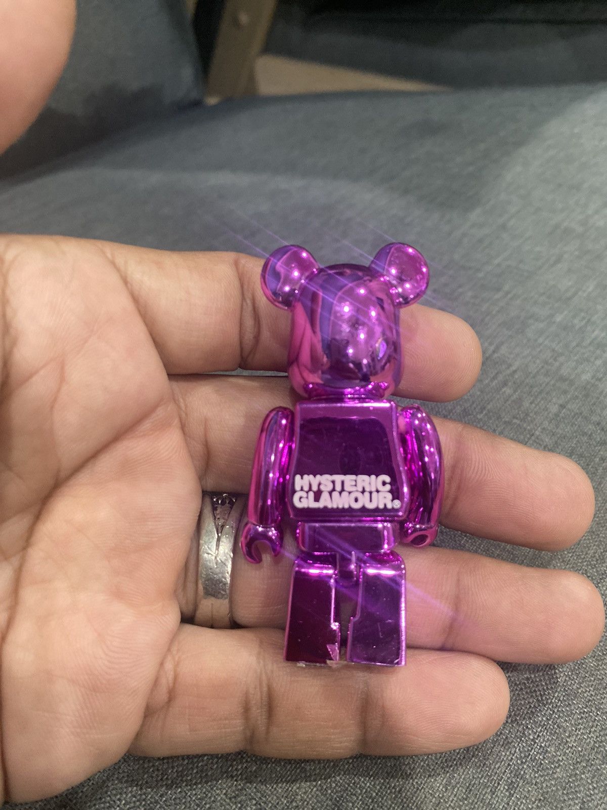 Hysteric Glamour × Medicom Toy Medicomtoy Bearbrick X Hysteric glamour bear metal pink Size ONE SIZE - 3 Thumbnail