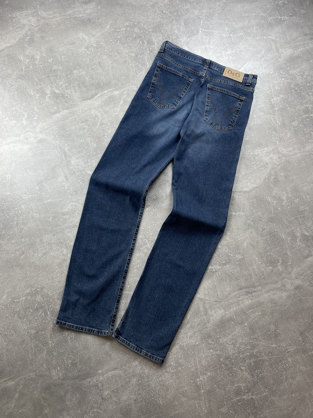Dolce & Gabbana Vintage Y2K D&G Dolce & Gabbana Denim Jeans Straight Fit Size 32" / US 10 / IT 46 - 1 Thumbnail