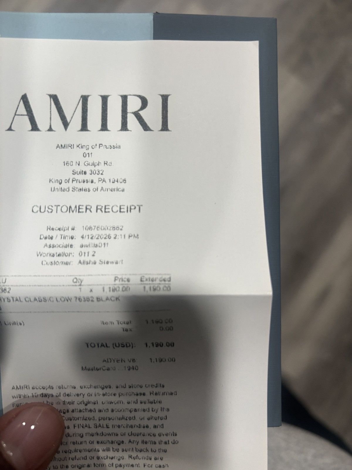 Amiri Amiri Crystal Classic Low Size US 12 / EU 45 - 10 Thumbnail