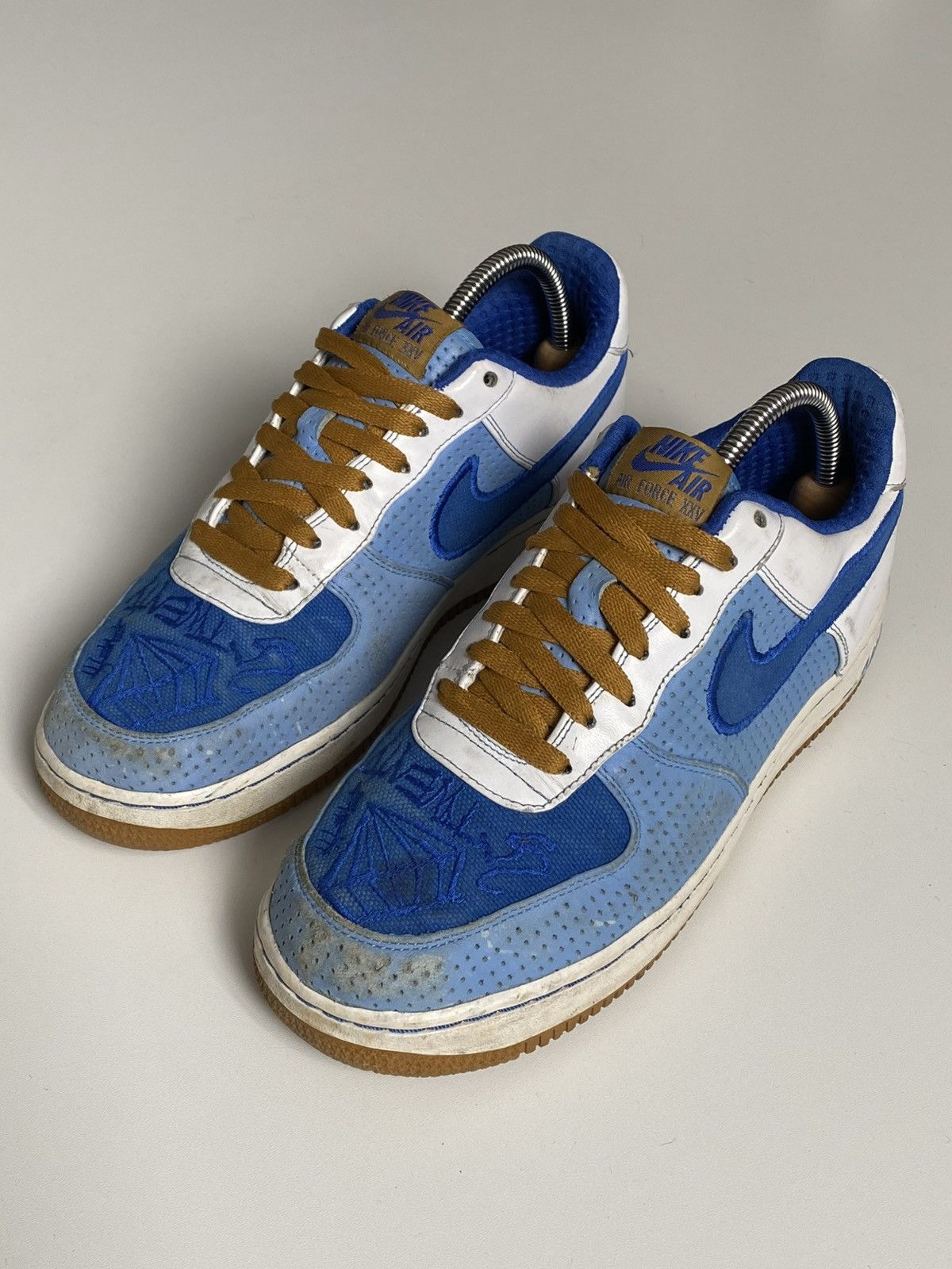 Nike 🔥 VINTAGE 00s NIKE AIR FORCE 1 PREMIUM DOWN NORTH COLLAB Size US 7 / EU 40 - 2 Thumbnail