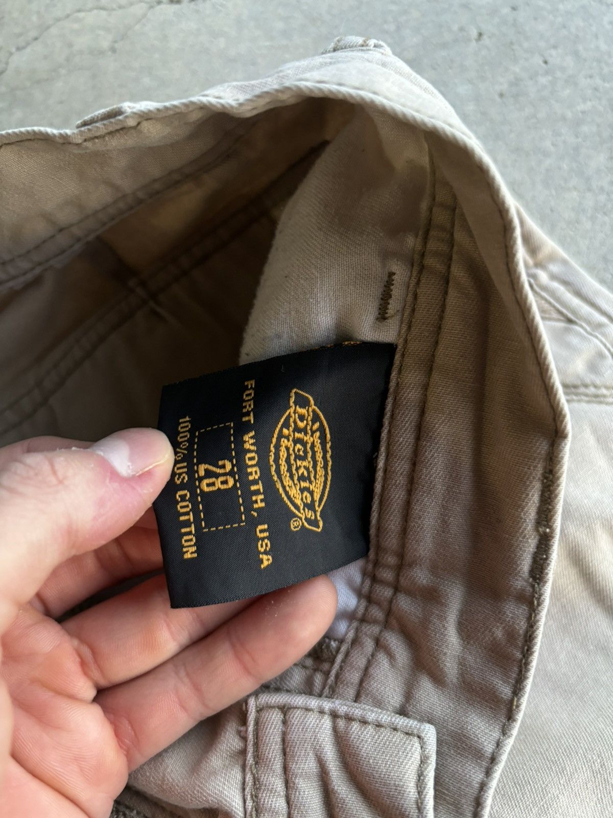 Vintage Crazy Tan Dickies Y2K Tactical Multi-pocket Carpenter Shorts Size US 28 / EU 44 - 6 Thumbnail