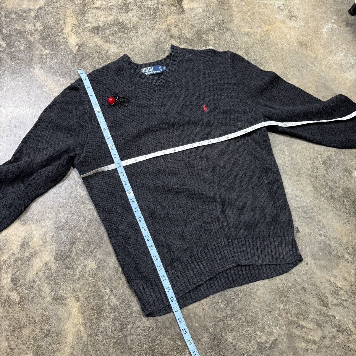 Polo Ralph Lauren vintage polo ralph lauren black knitted pullover sweater Size US M / EU 48-50 / 2 - 6 Thumbnail