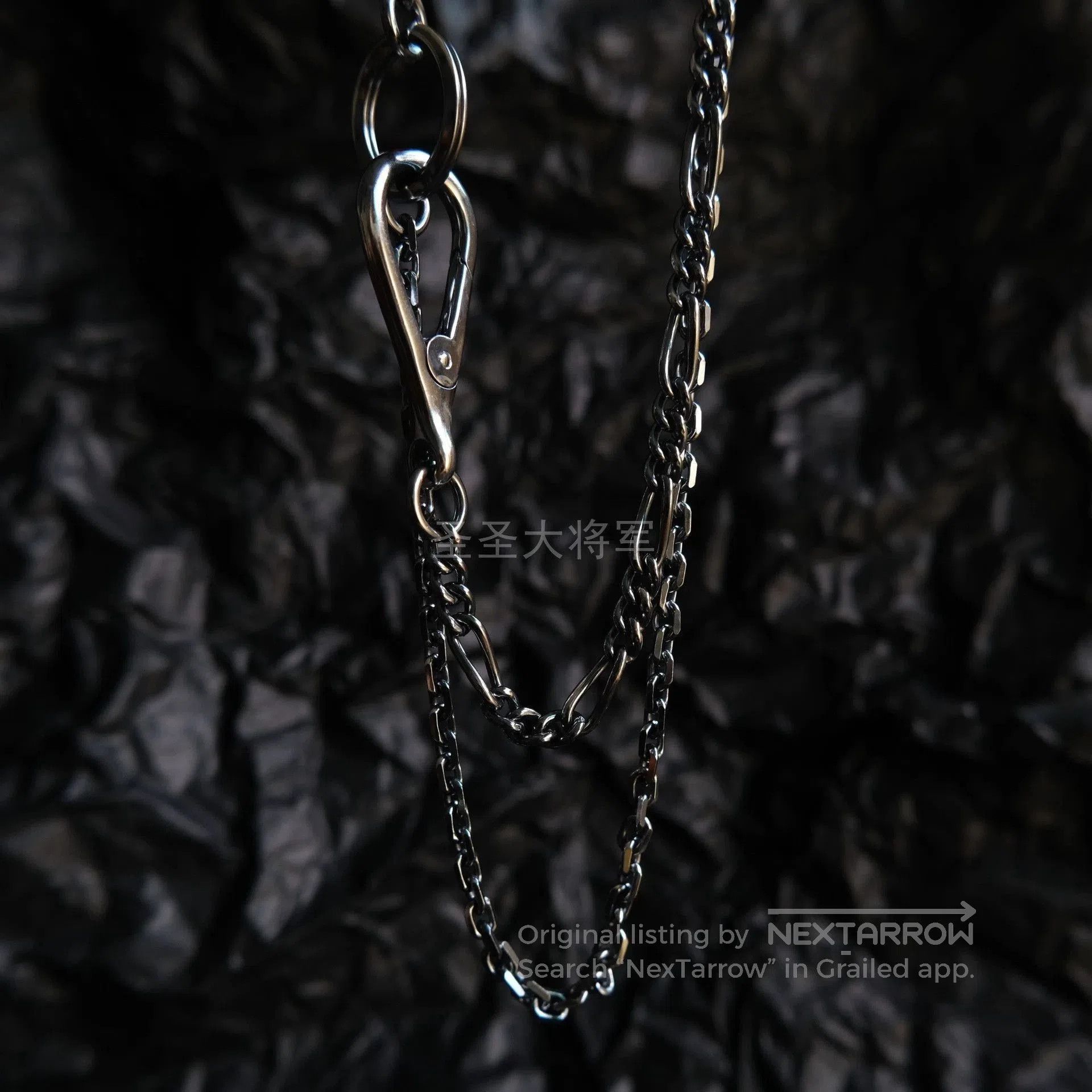 Chin Teo Silver Double Chain Link Necklace. Size ONE SIZE - 2 Thumbnail