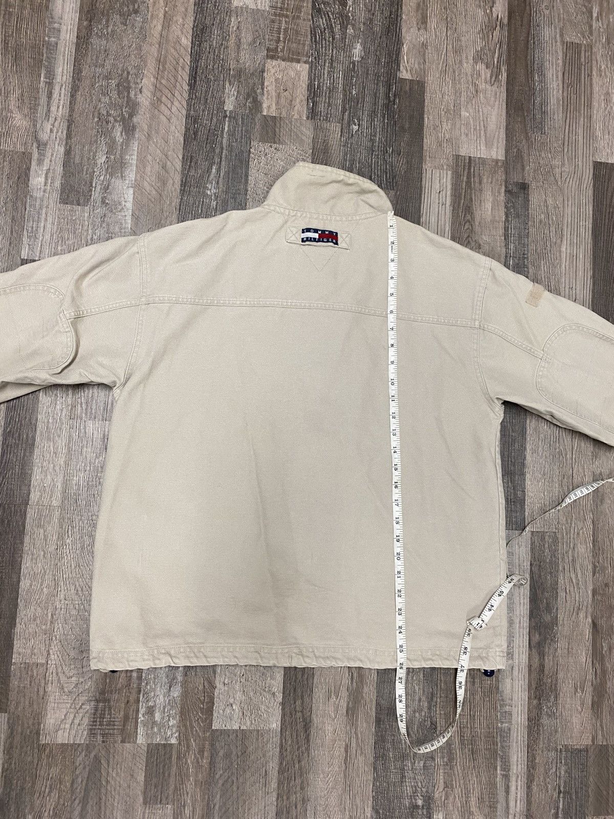 Tommy Hilfiger Vintage 90’s Tommy Hilfiger Canvas Anorak Pullover Jacket Size US L / EU 52-54 / 3 - 10 Thumbnail