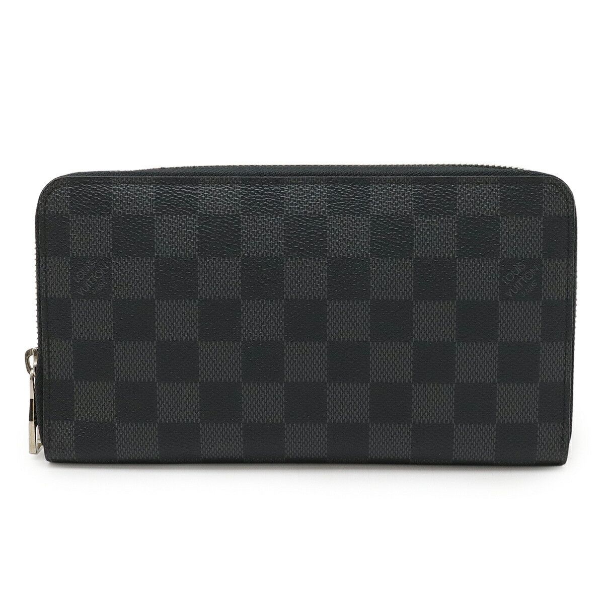 Louis Vuitton Louis Vuitton Louis Vuitton Zippy Organizer Damier Graphite Long Wallet Canvas Long Wallet N63077 DUTY FREE for USA Size ONE SIZE - 1 Thumbnail