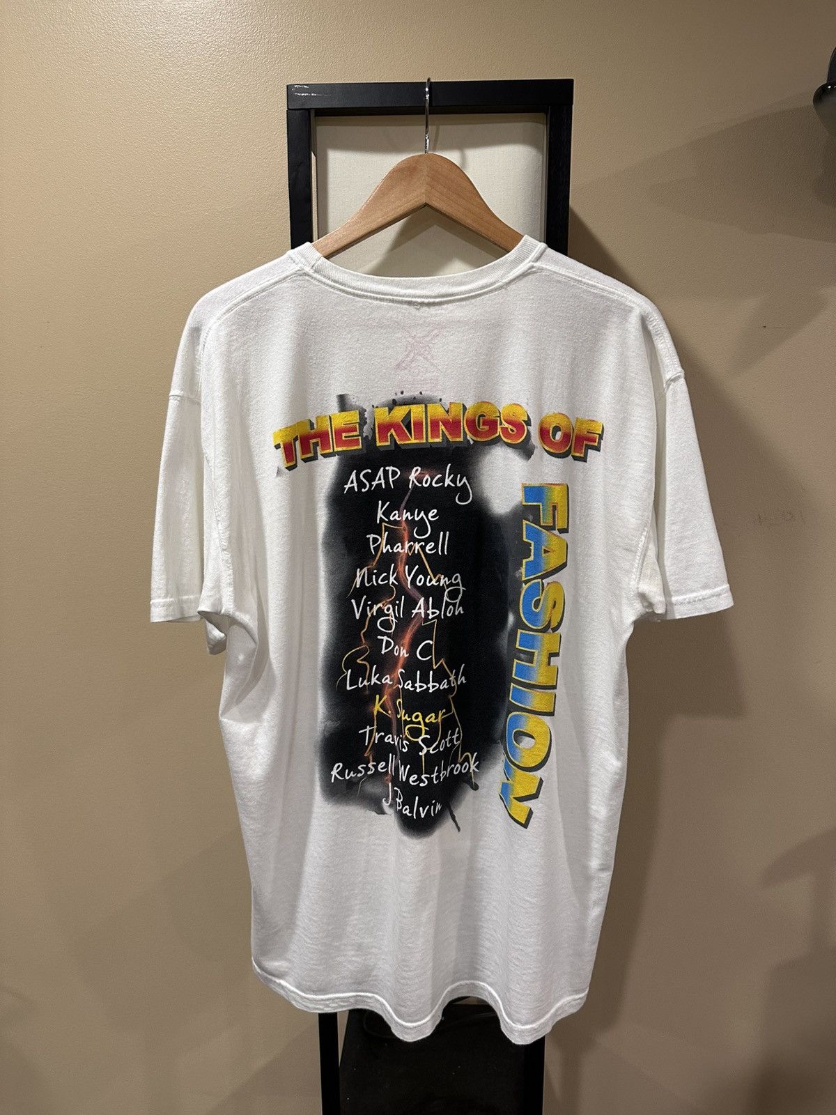 Other × Vintage Trinx LA Pay Homage “The Kings of Fashion” White Rap Tee Size US L / EU 52-54 / 3 - 2 Thumbnail