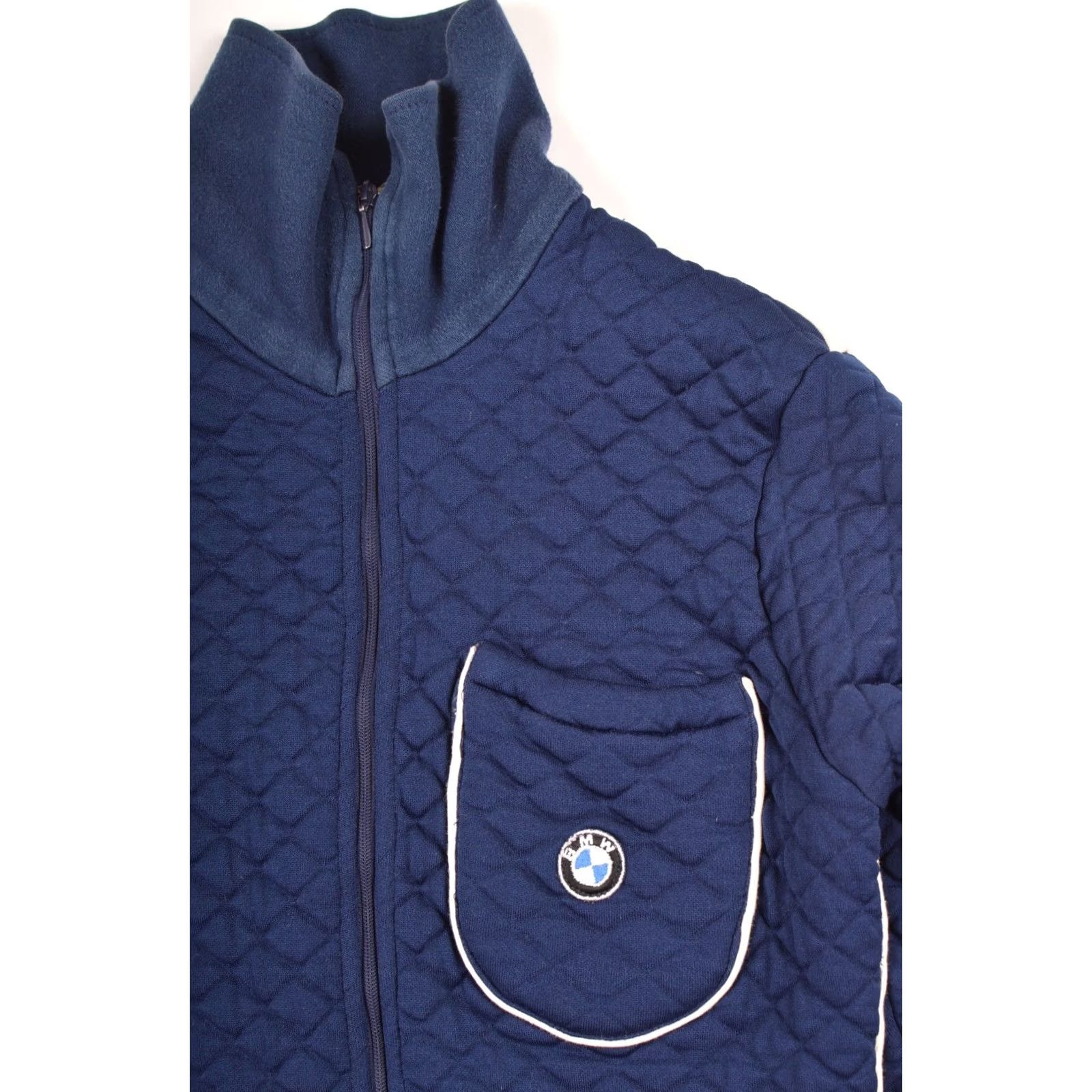 BMW BMW Made by Ascot Vintage W's Full-Zip Sweatshirt Jacket West Germany Size D 50 Blue 3 Vintage Womens Sweatshirt 64% Polyester 36% Cotton N/A Size XS / US 0-2 / IT 36-38 - 2 Thumbnail