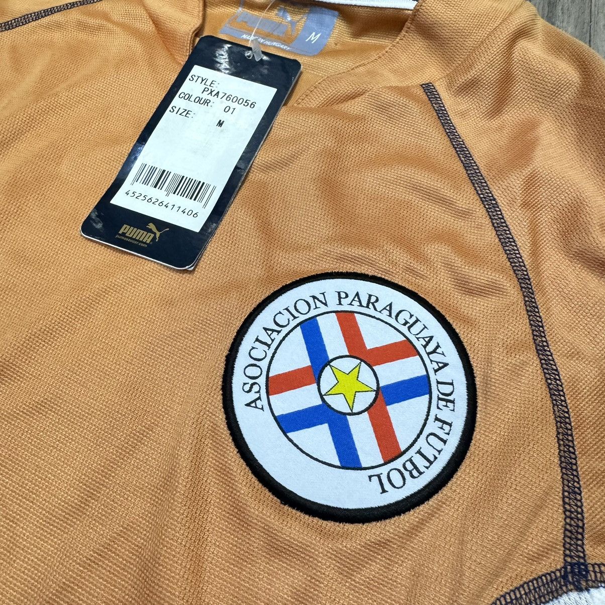 Puma Paraguay world cup 2002 away shirt (bnwt) Size US M / EU 48-50 / 2 - 4 Thumbnail