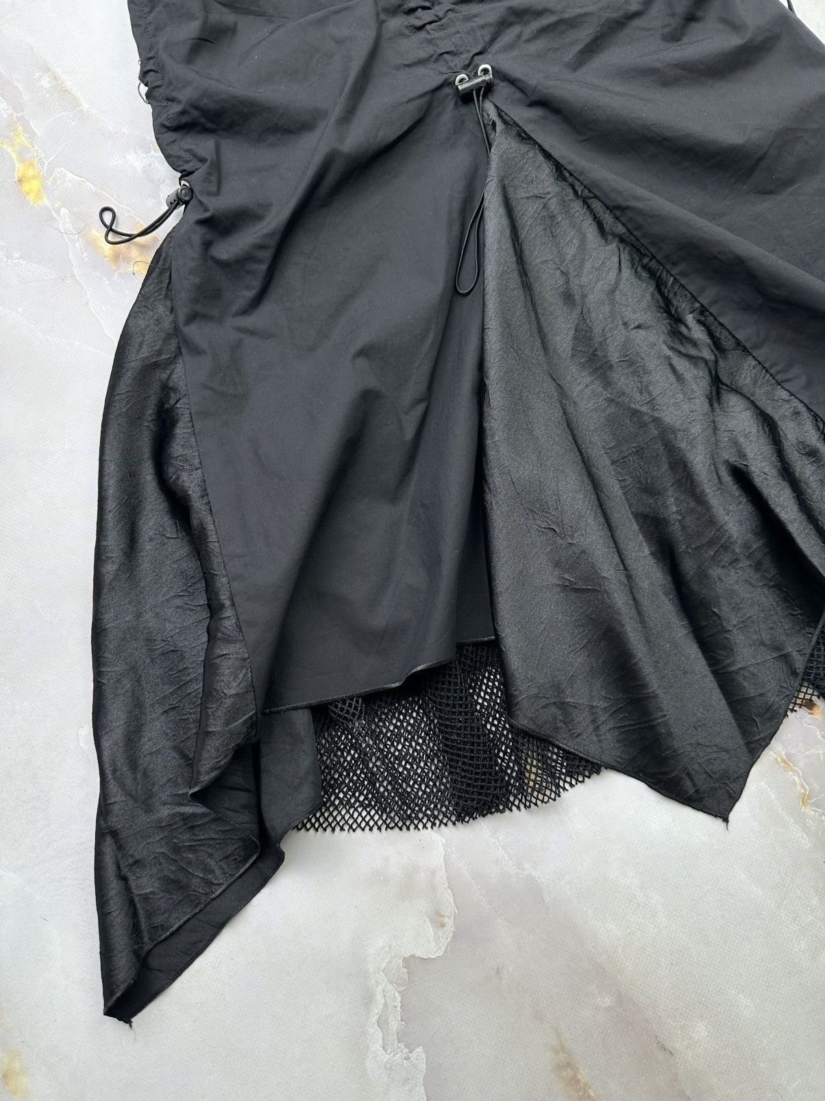 Japanese Brand Vintage Flared Skirt With Drawstrings Size 25" / US 0 / IT 36 - 4 Thumbnail